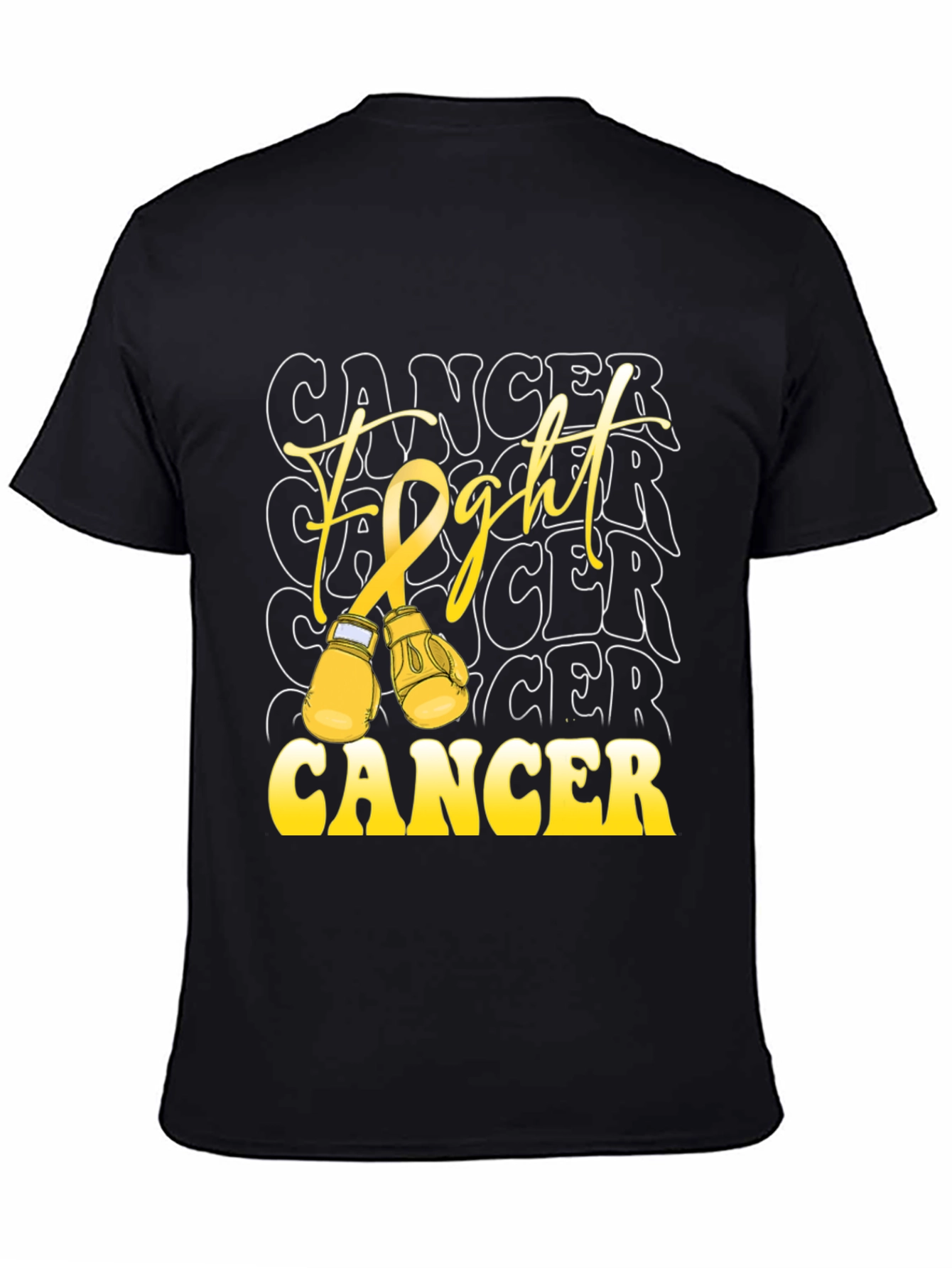 Fight Cancer Tee - Boxing Glove Design
