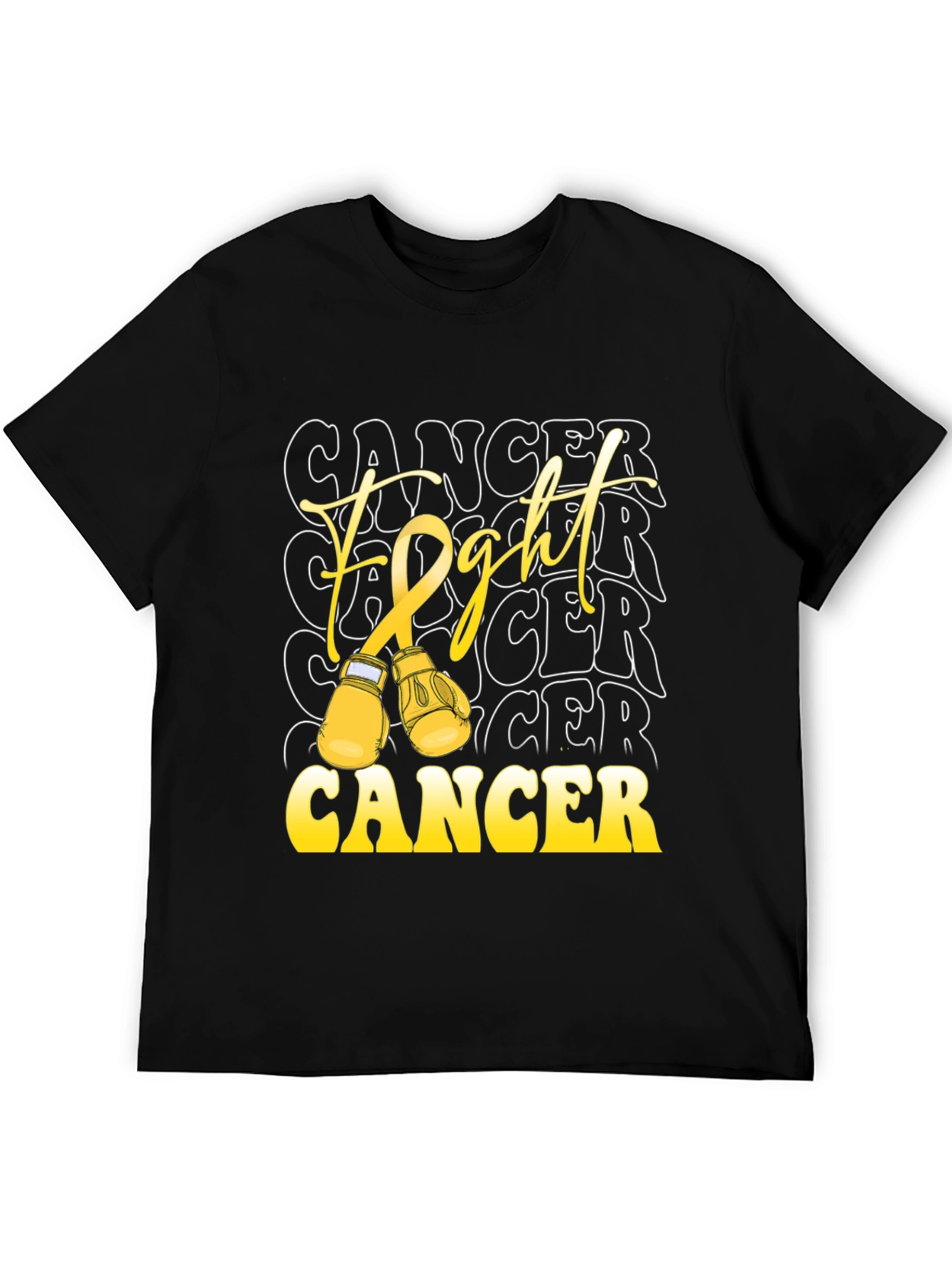 Fight Cancer Tee - Boxing Glove Design