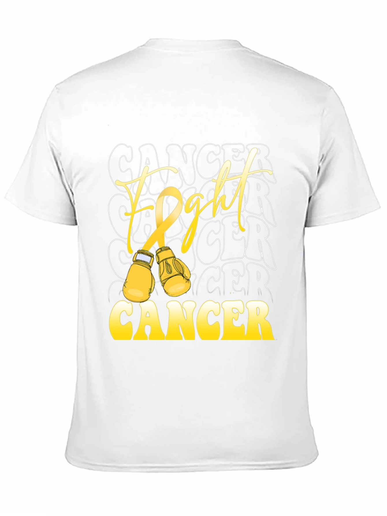 Fight Cancer Tee - Boxing Glove Design