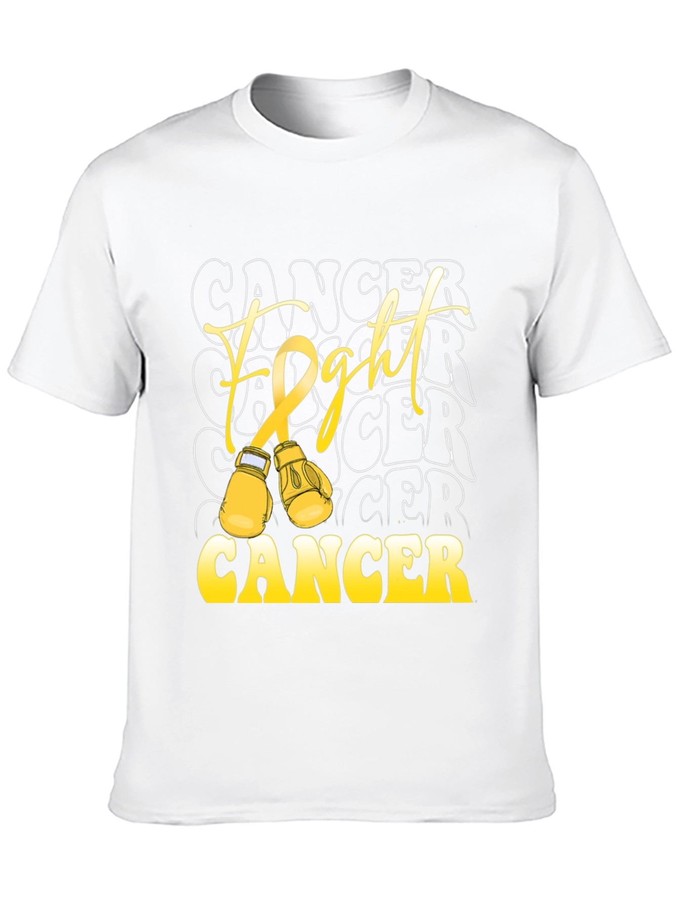 Fight Cancer Tee - Boxing Glove Design