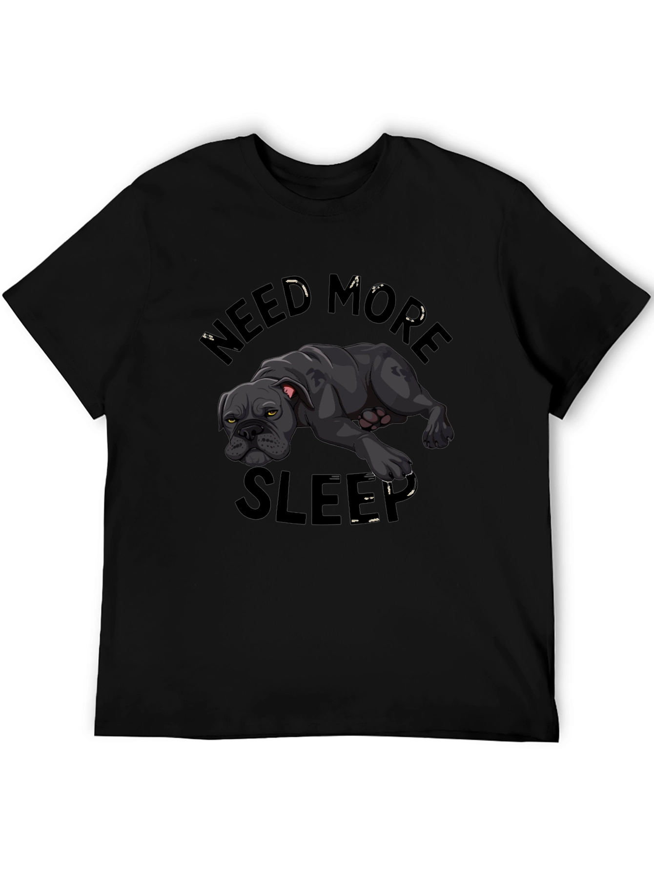 Need More Sleep Dog Graphic T-Shirt