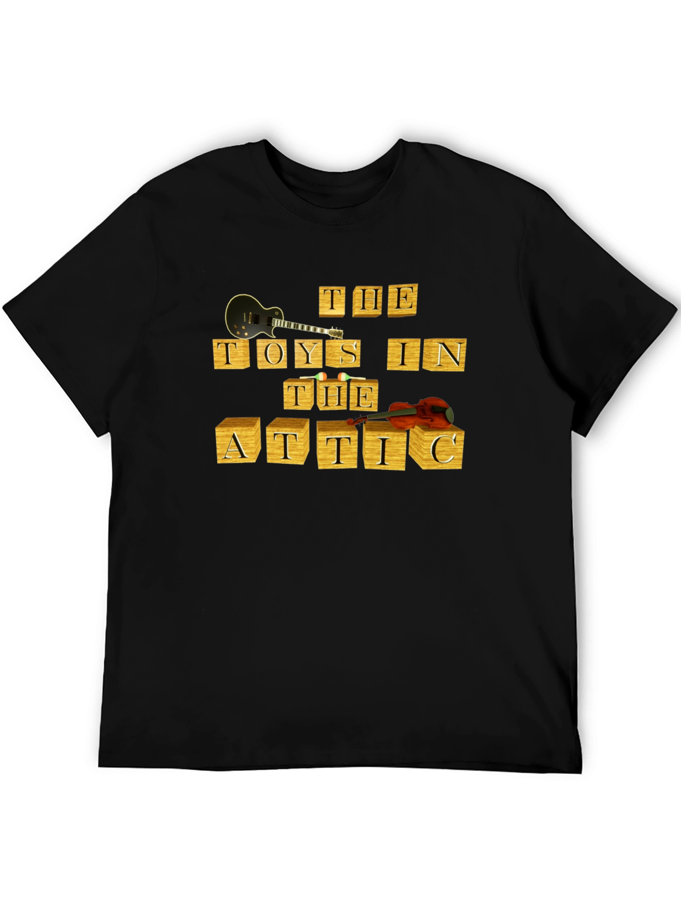 The Toys in the Attic Black Graphic Tee