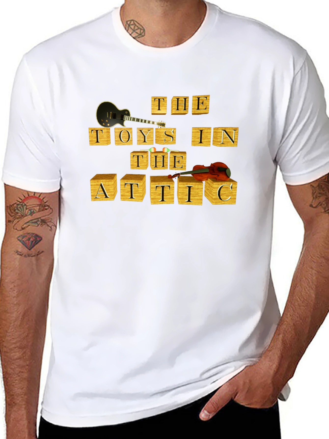 The Toys in the Attic Black Graphic Tee