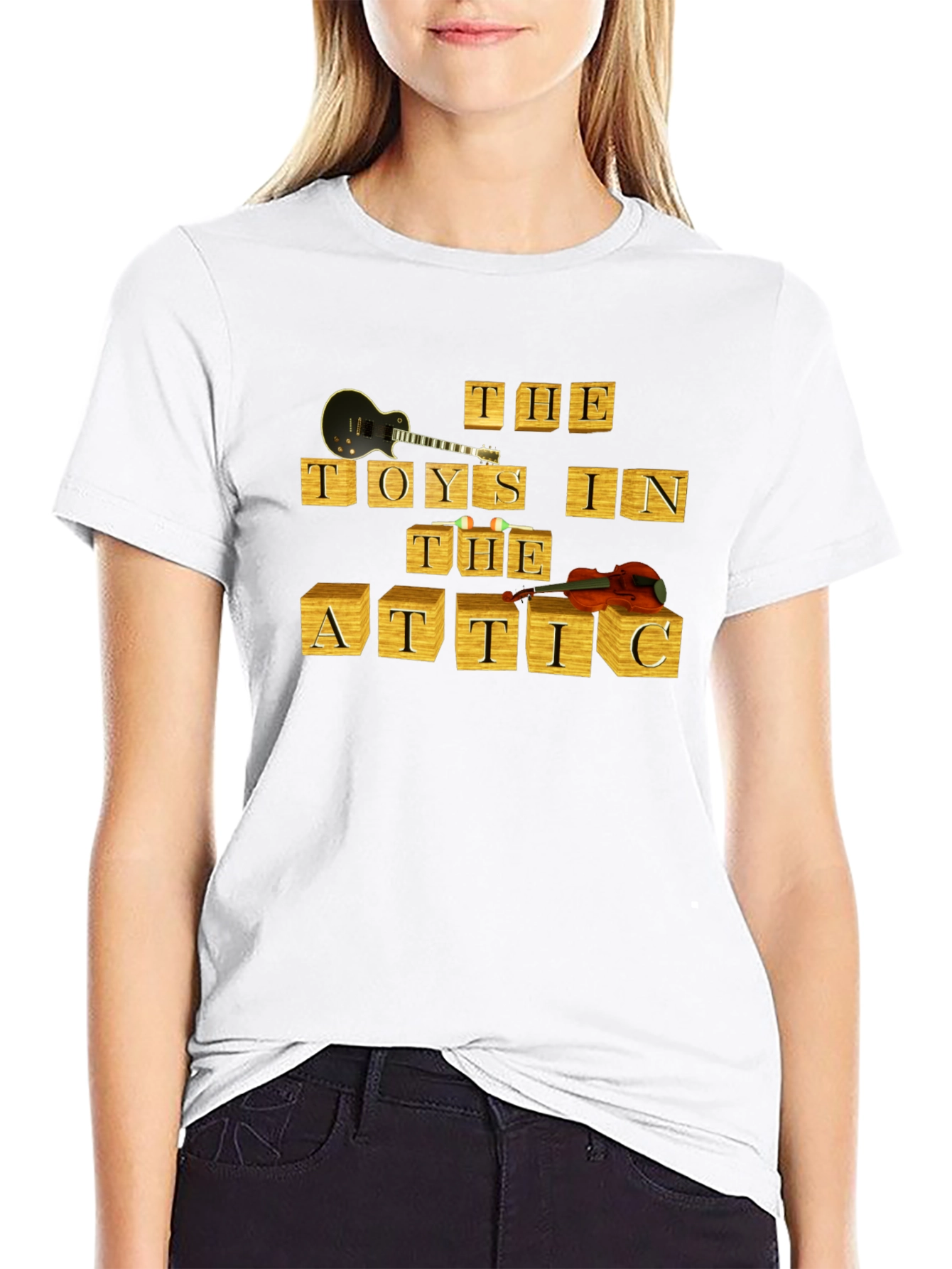 The Toys in the Attic Black Graphic Tee