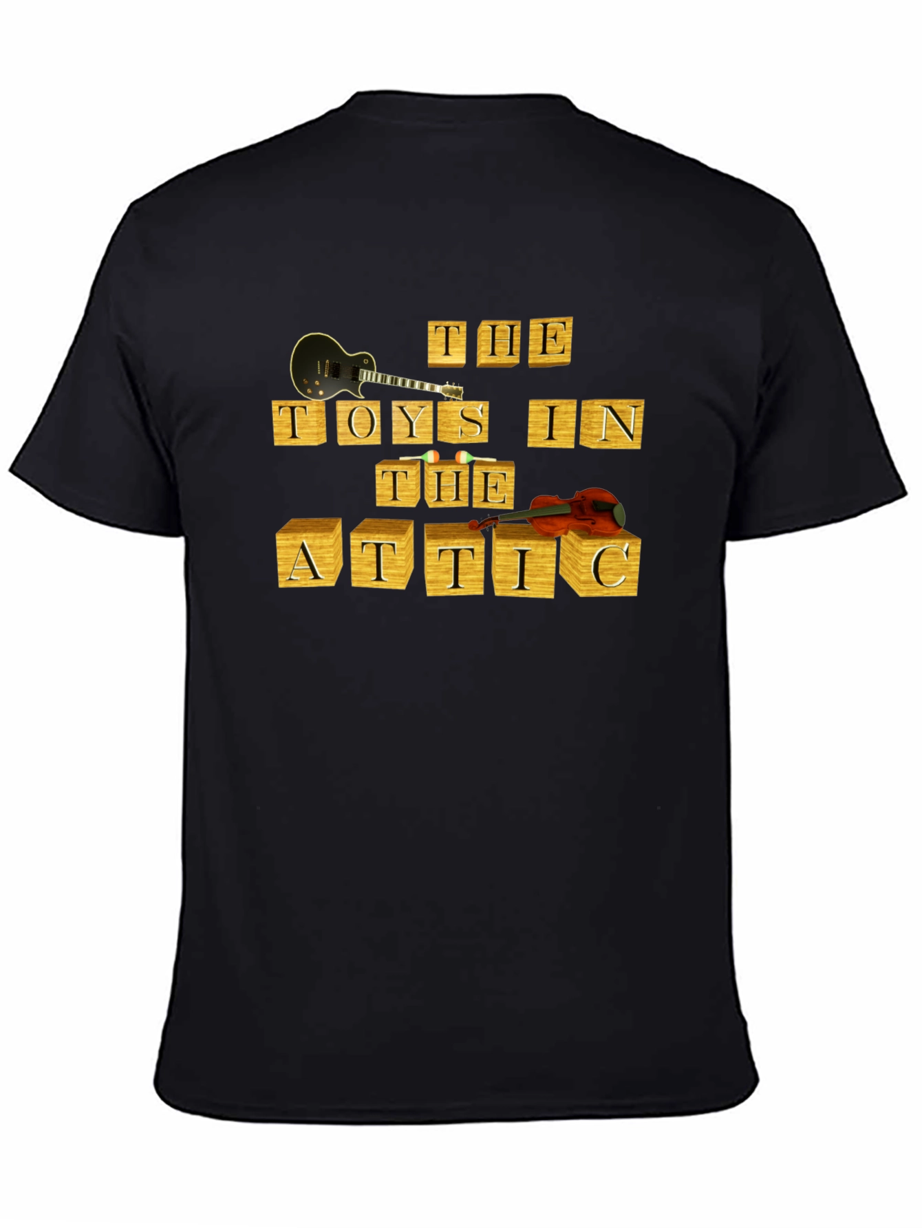 The Toys in the Attic Black Graphic Tee