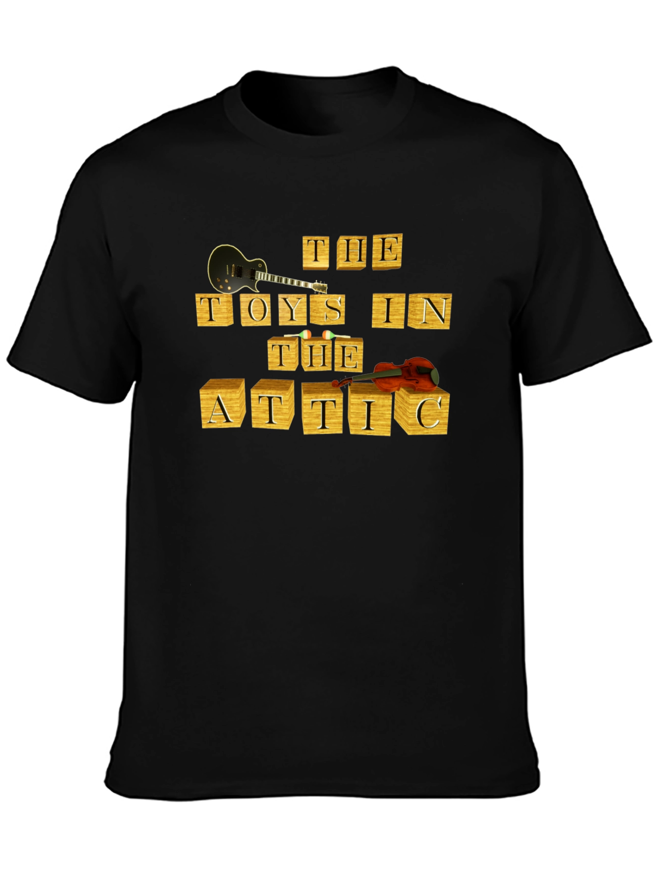 The Toys in the Attic Black Graphic Tee