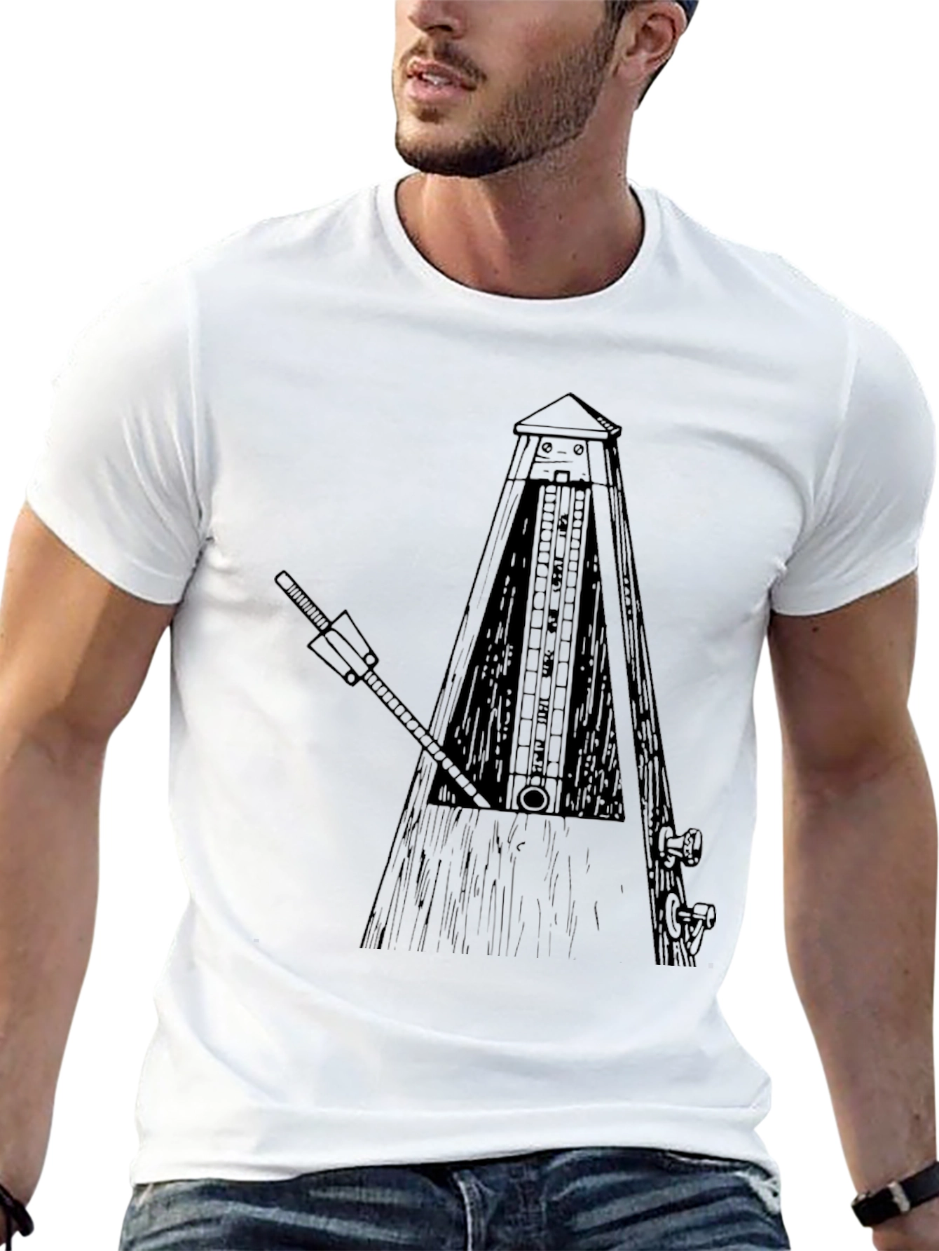 Metronome Graphic Tee - Musician Style