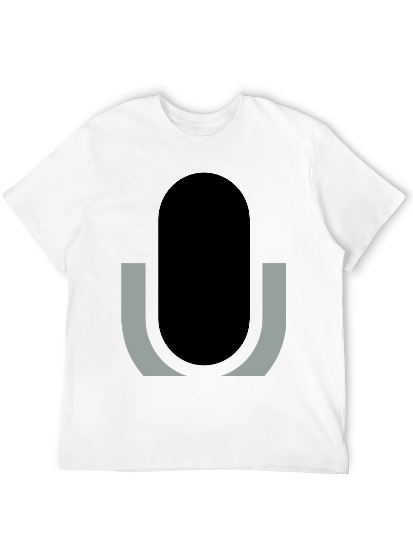 Modern Geometric Graphic Tee - Minimalist Design