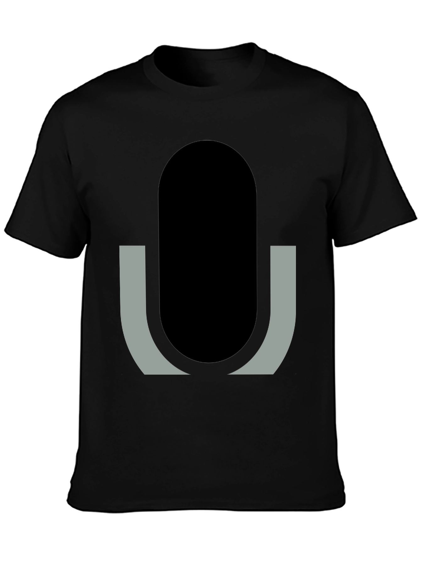 Modern Geometric Graphic Tee - Minimalist Design