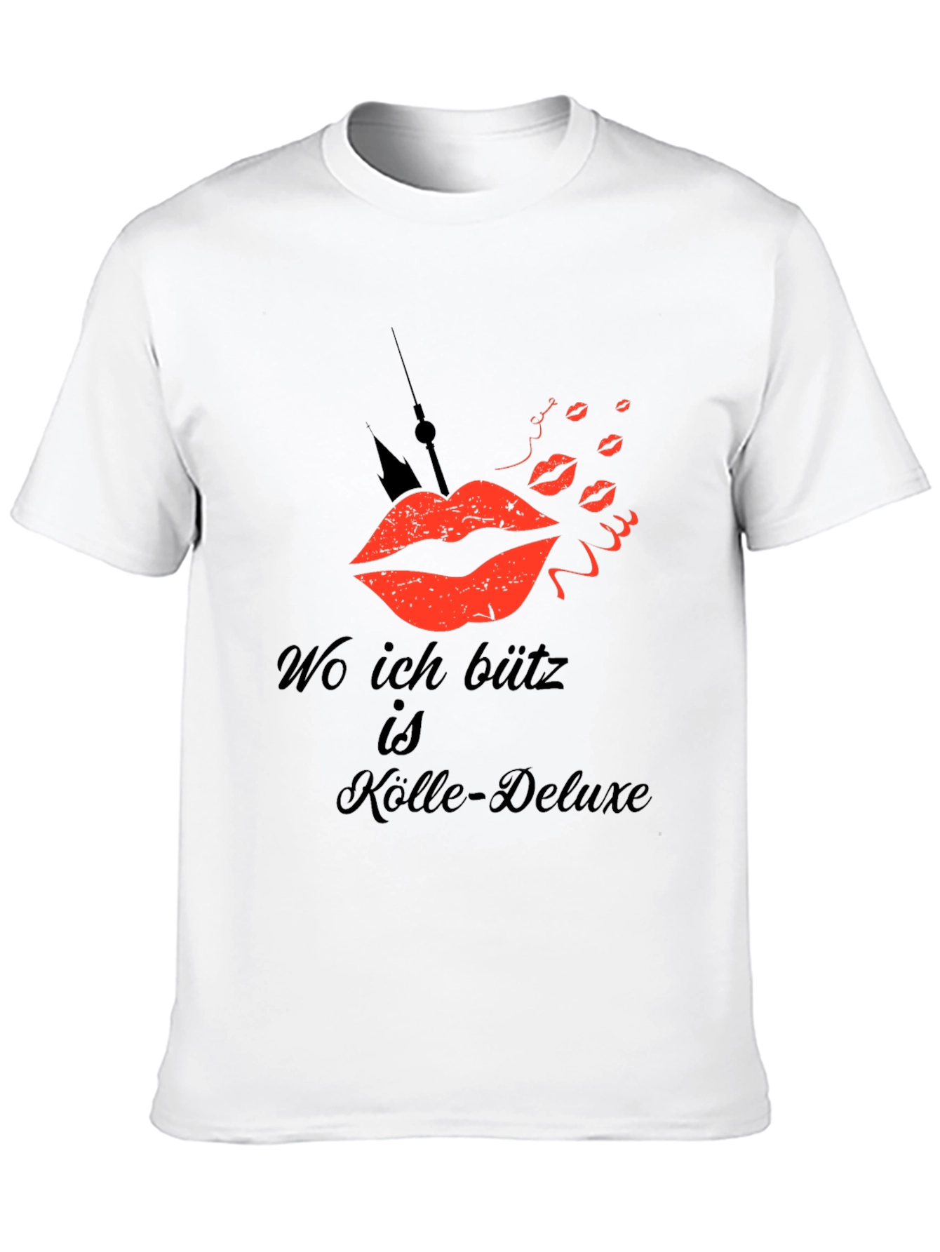 Köln Deluxe Mens Black Graphic Tee