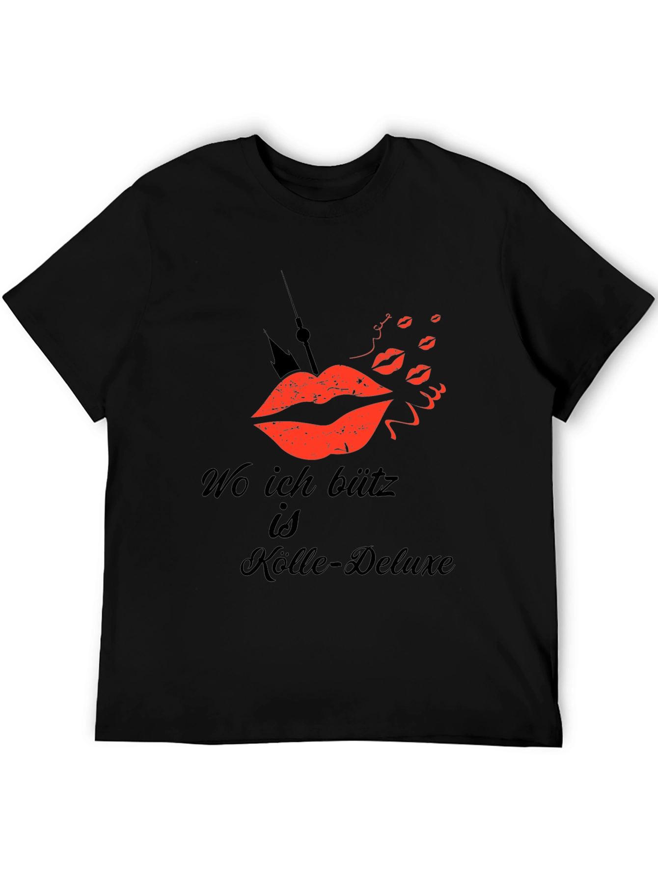 Köln Deluxe Mens Black Graphic Tee