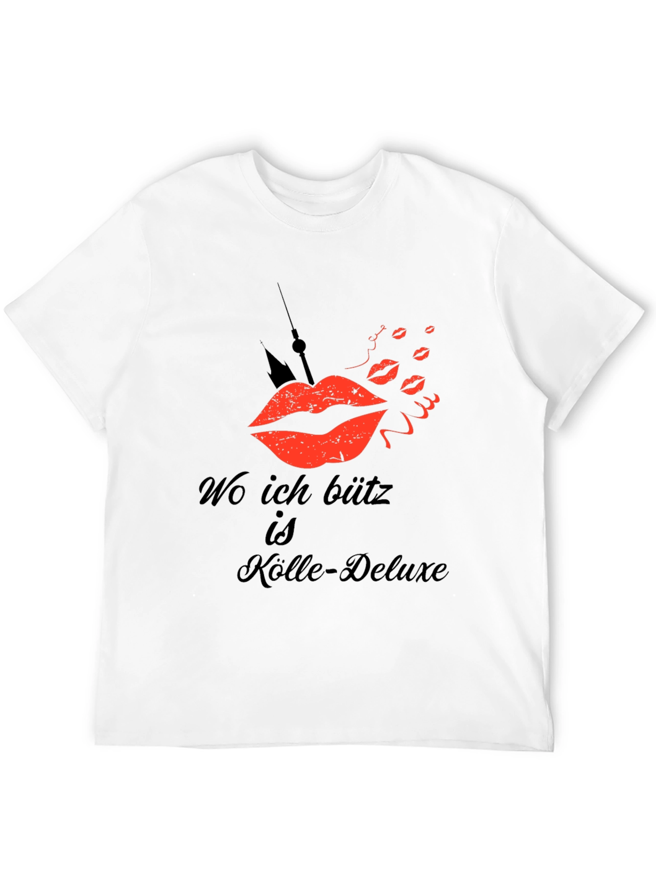 Köln Deluxe Mens Black Graphic Tee