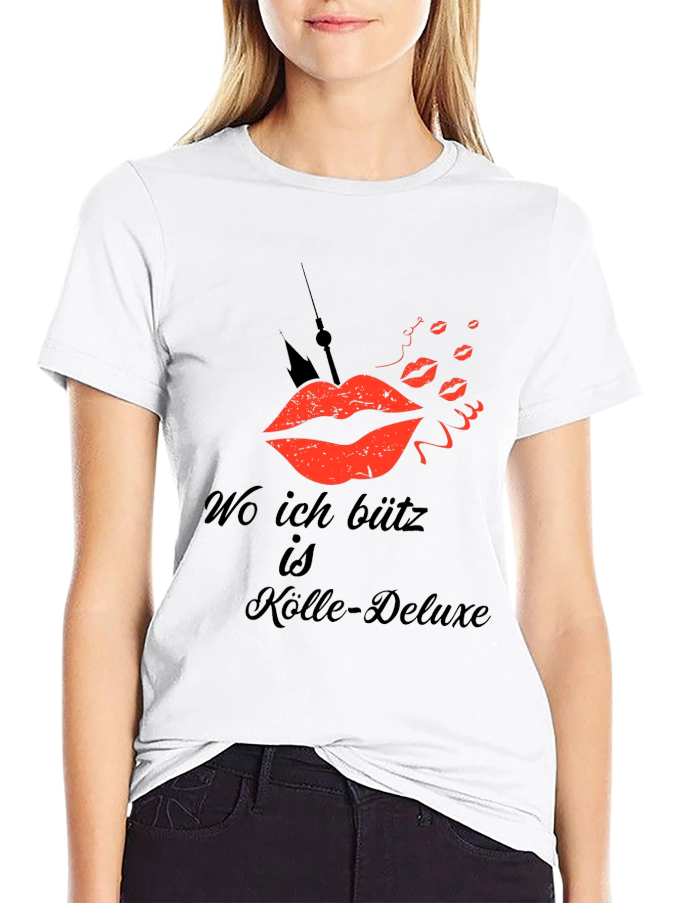 Köln Deluxe Mens Black Graphic Tee