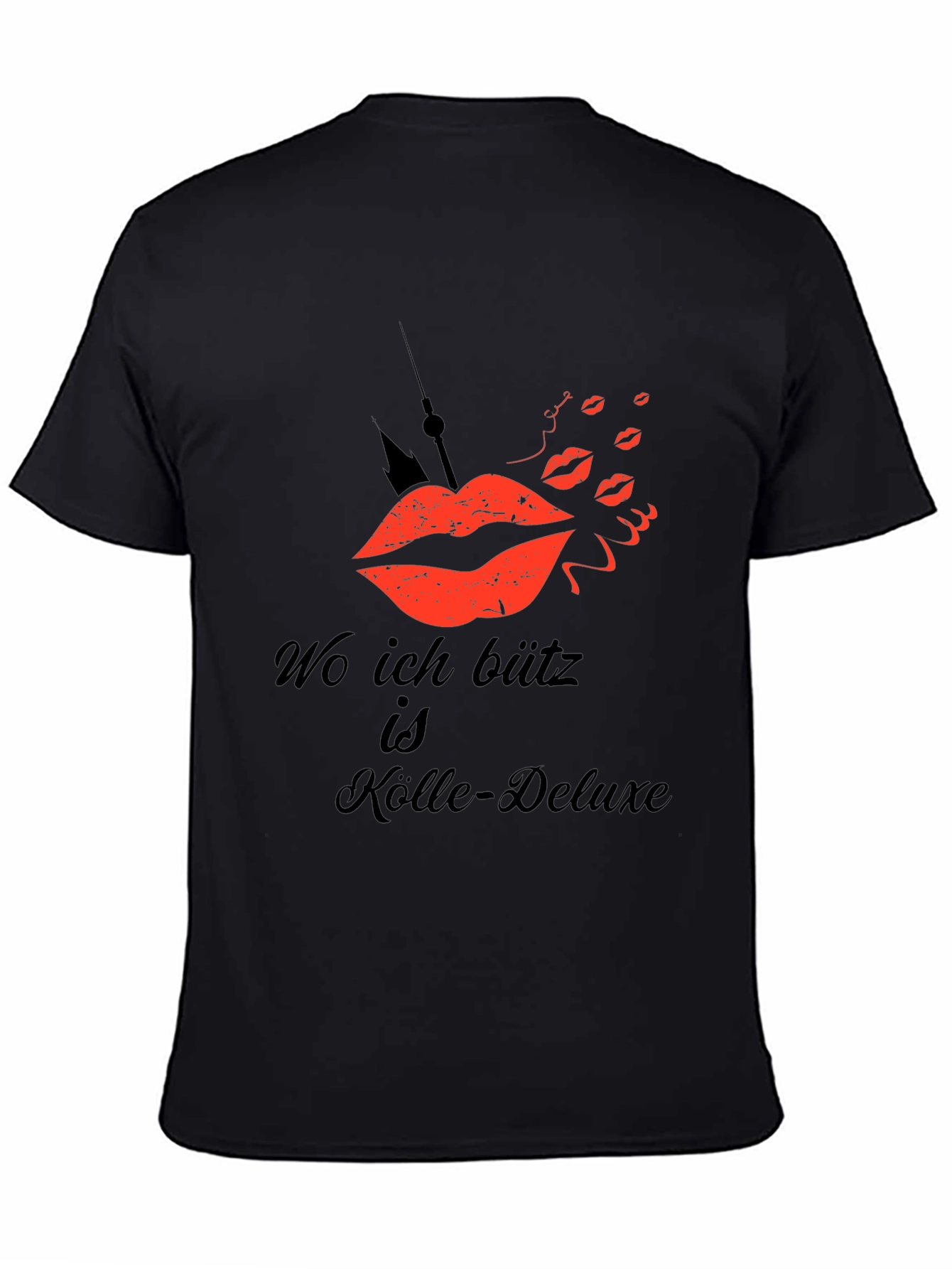 Köln Deluxe Mens Black Graphic Tee