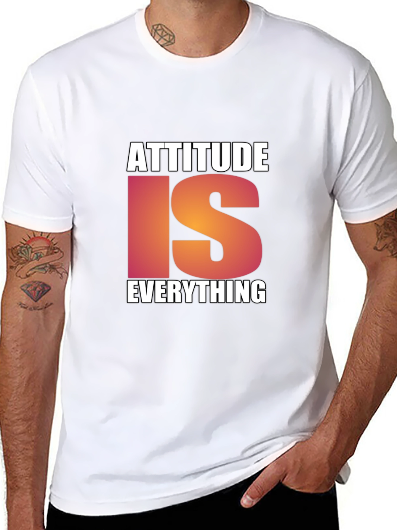 Attitude Is Everything Black T-Shirt