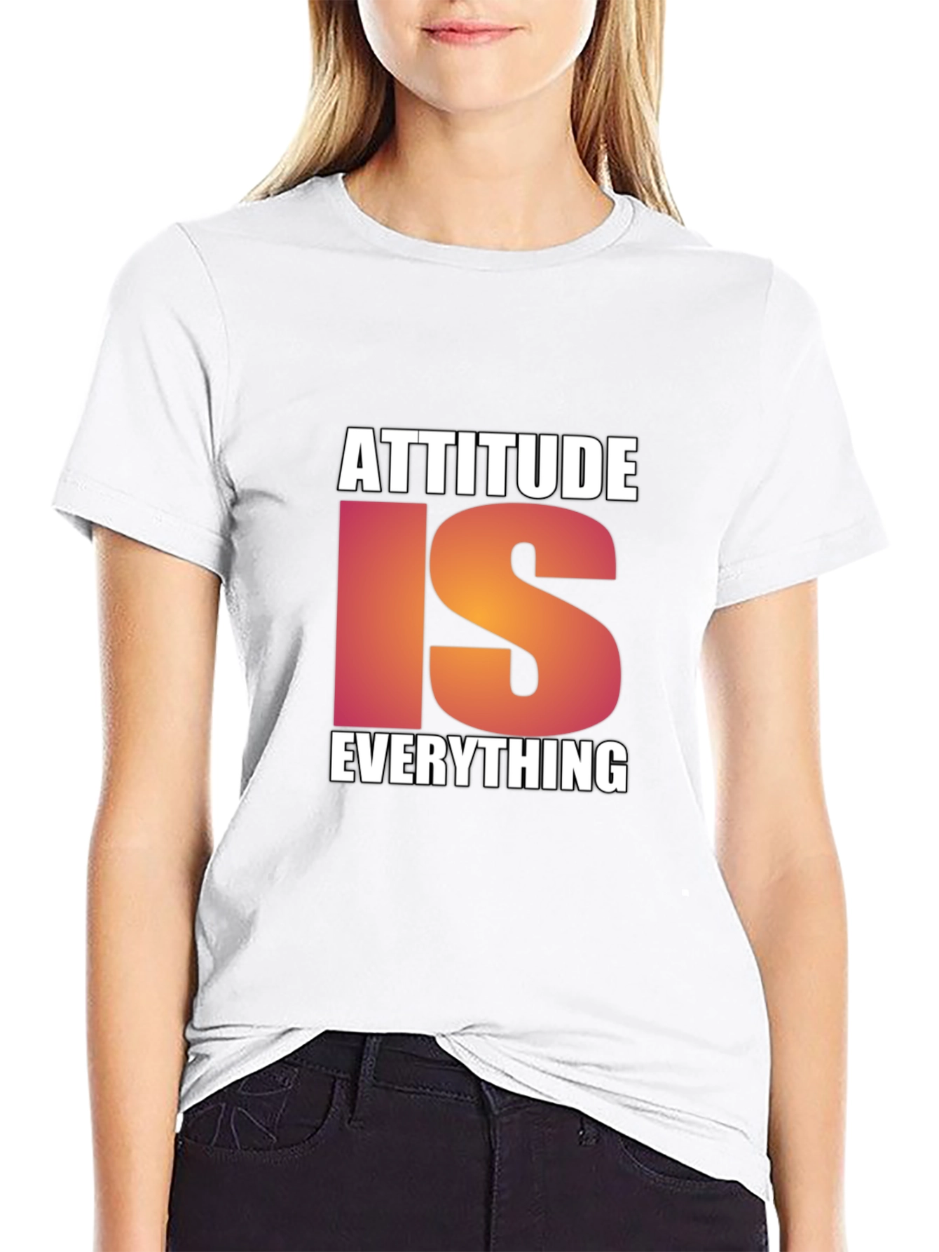 Attitude Is Everything Black T-Shirt