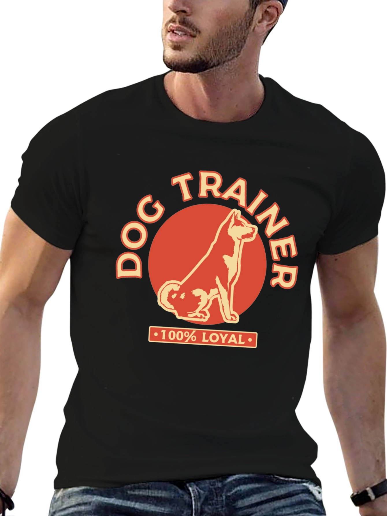 Dog Trainer 100% Loyal Graphic Tee