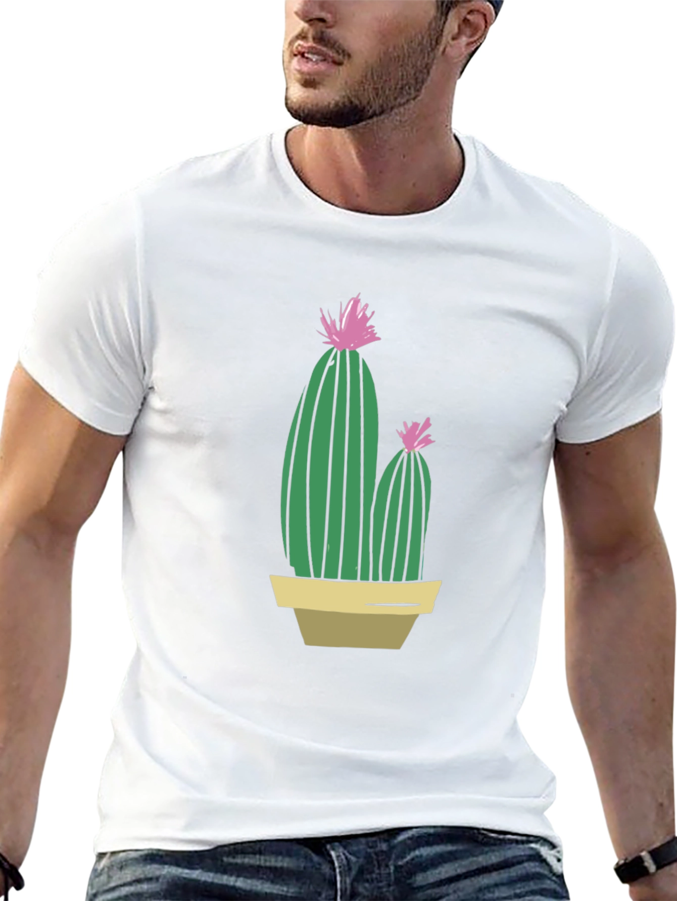Cactus in Pot Graphic Tee