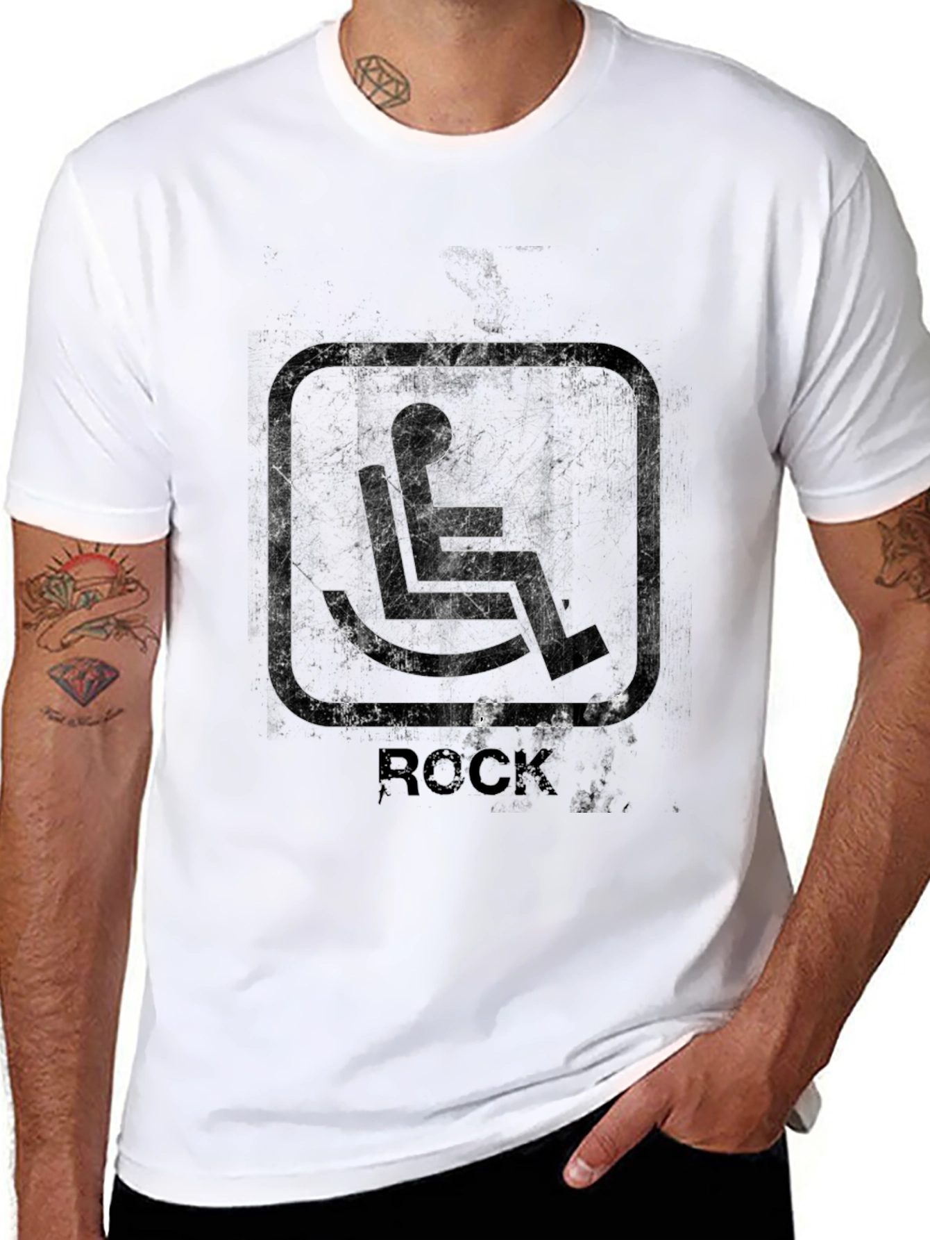 Rock Wheelchair T-Shirt
