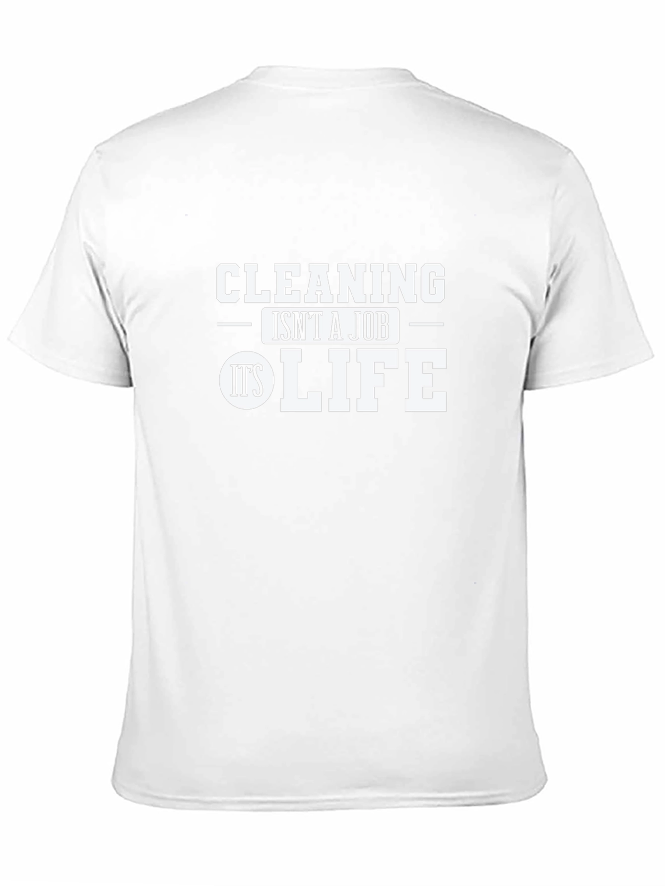 Cleaning is Life Graphic Tee - Black