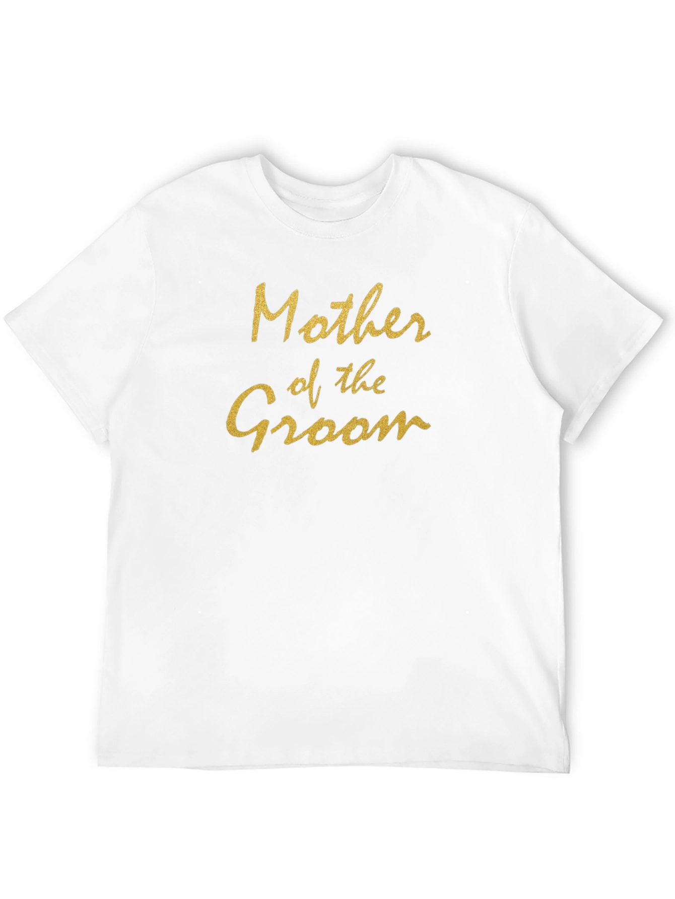 Mother of the Groom T-Shirt Black Cotton