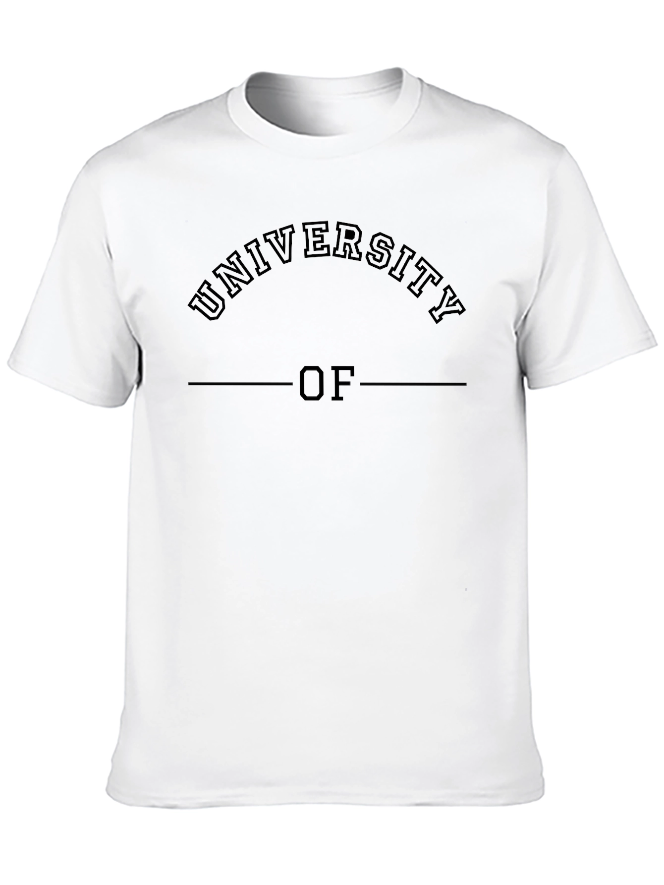 University Graphic Tee - Classic Black