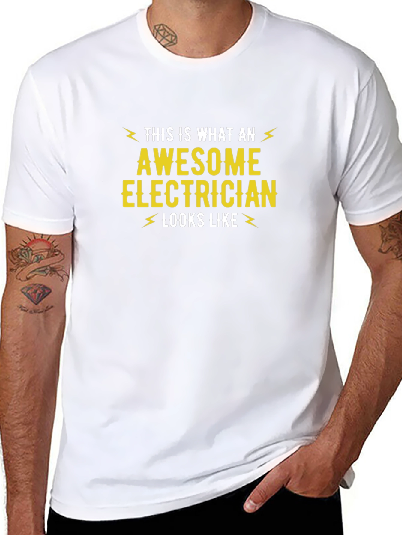 Awesome Electrician T-Shirt - Gift for Electricians