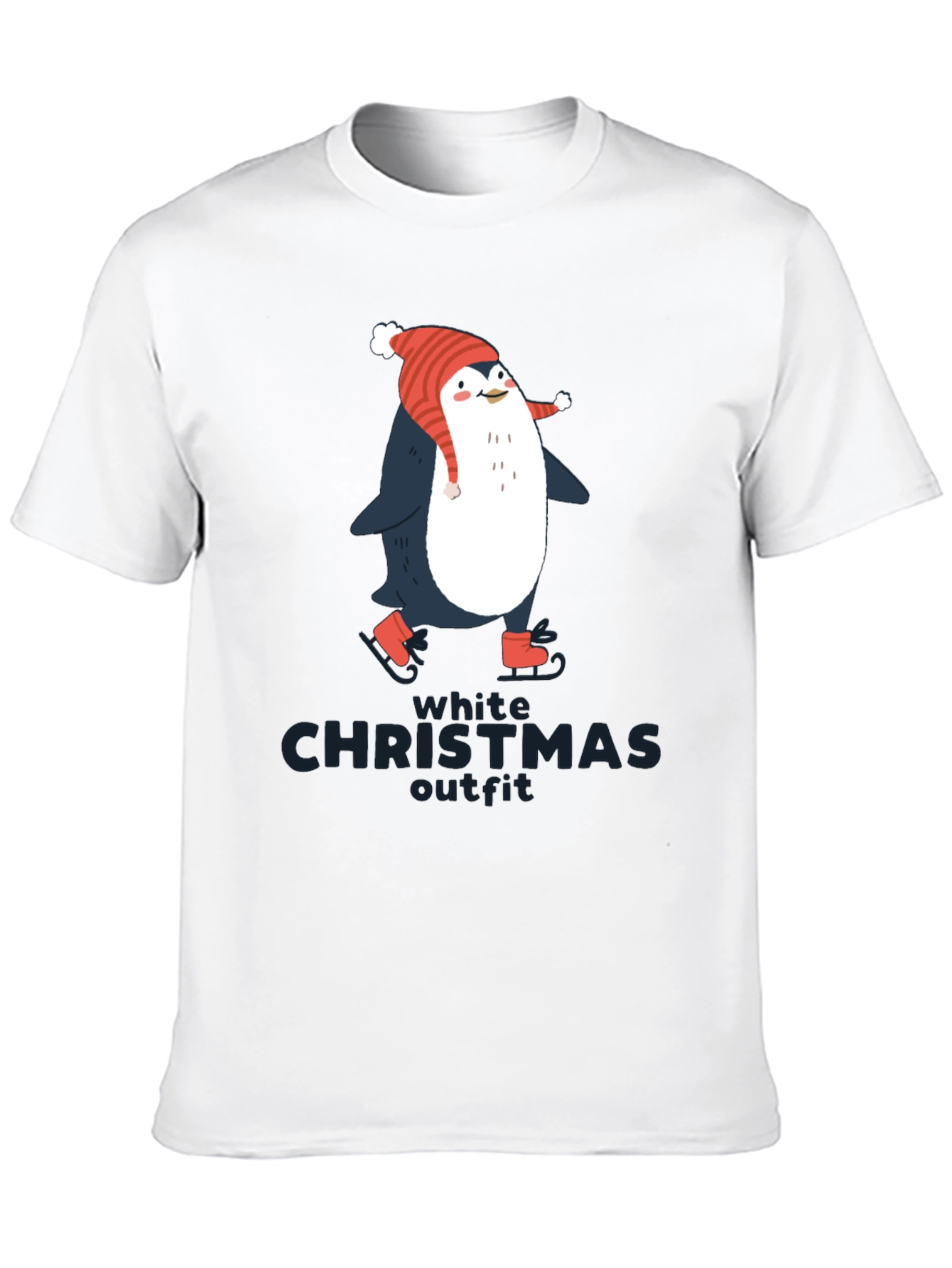 Penguin Christmas Outfit T-Shirt