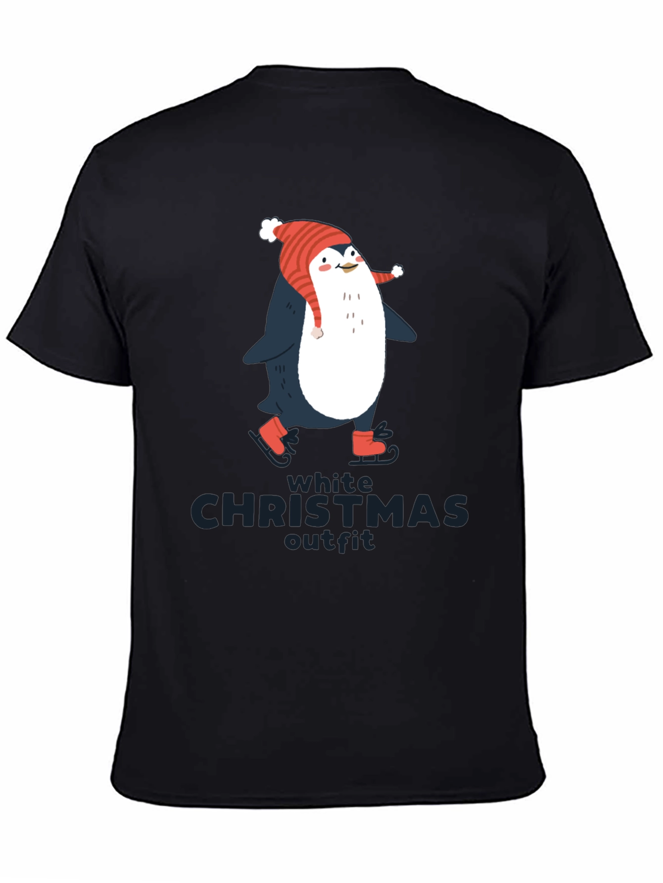 Penguin Christmas Outfit T-Shirt