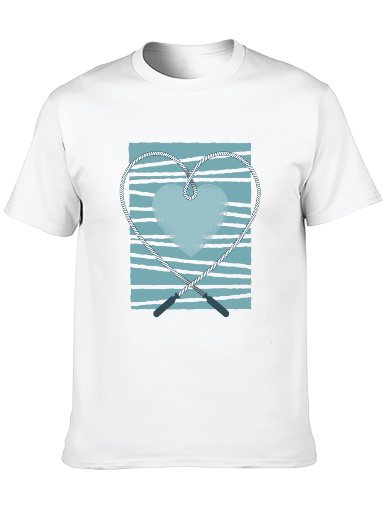 Jump Rope Heart Graphic Tee