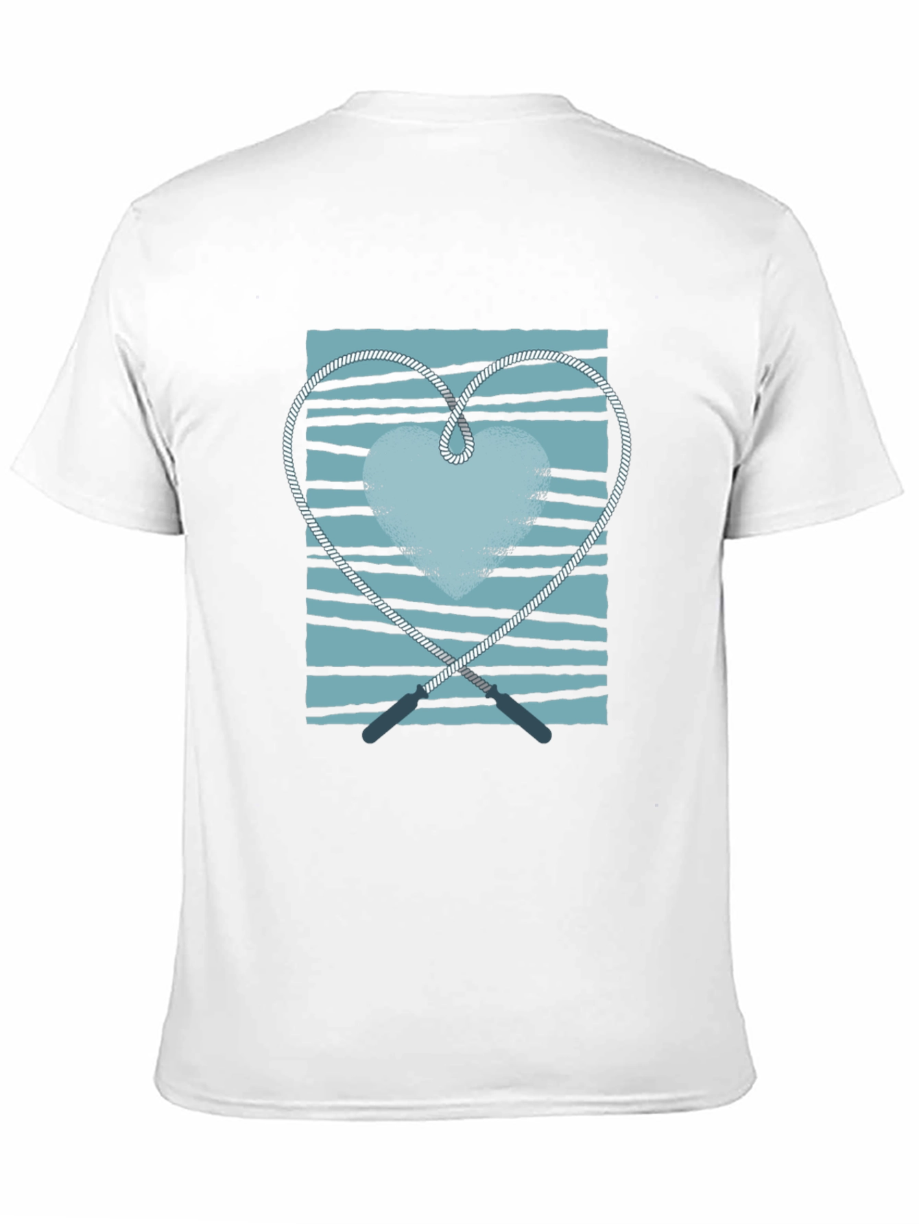 Jump Rope Heart Graphic Tee