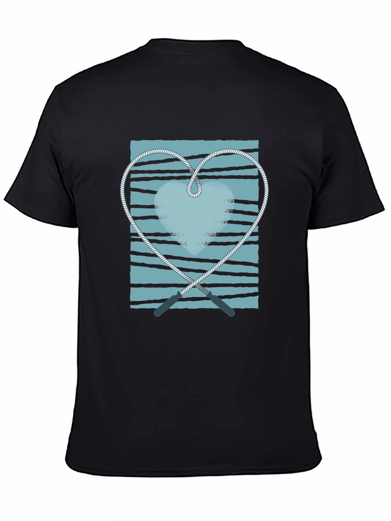 Jump Rope Heart Graphic Tee