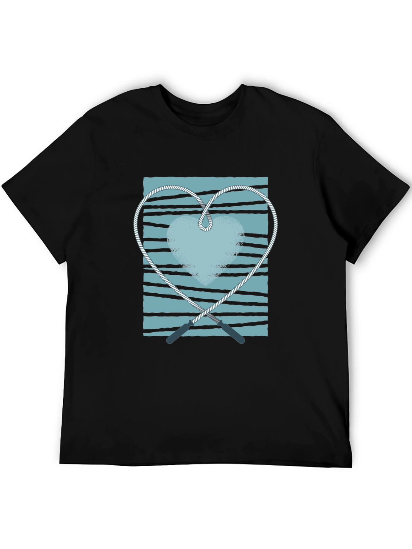 Jump Rope Heart Graphic Tee