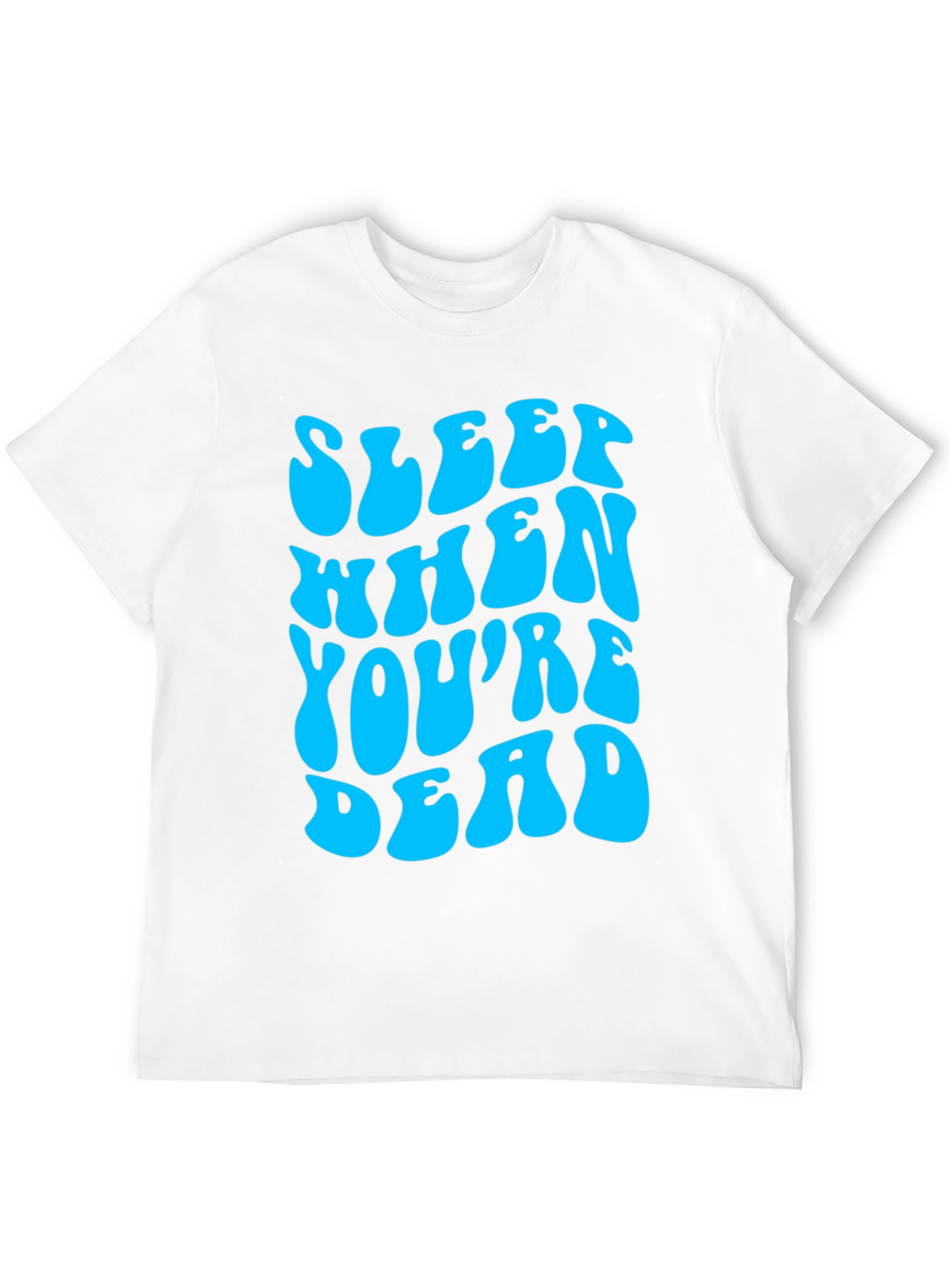 Sleep When Youre Dead Graphic Tee - Black