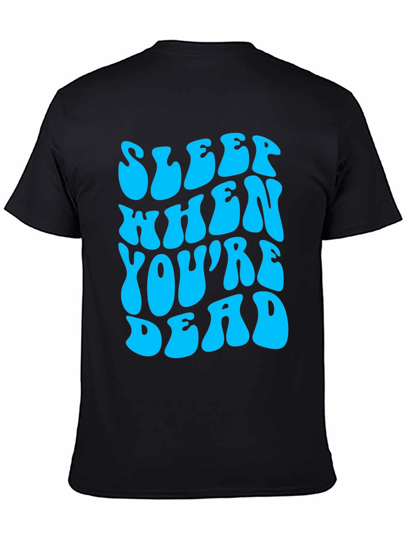 Sleep When Youre Dead Graphic Tee - Black