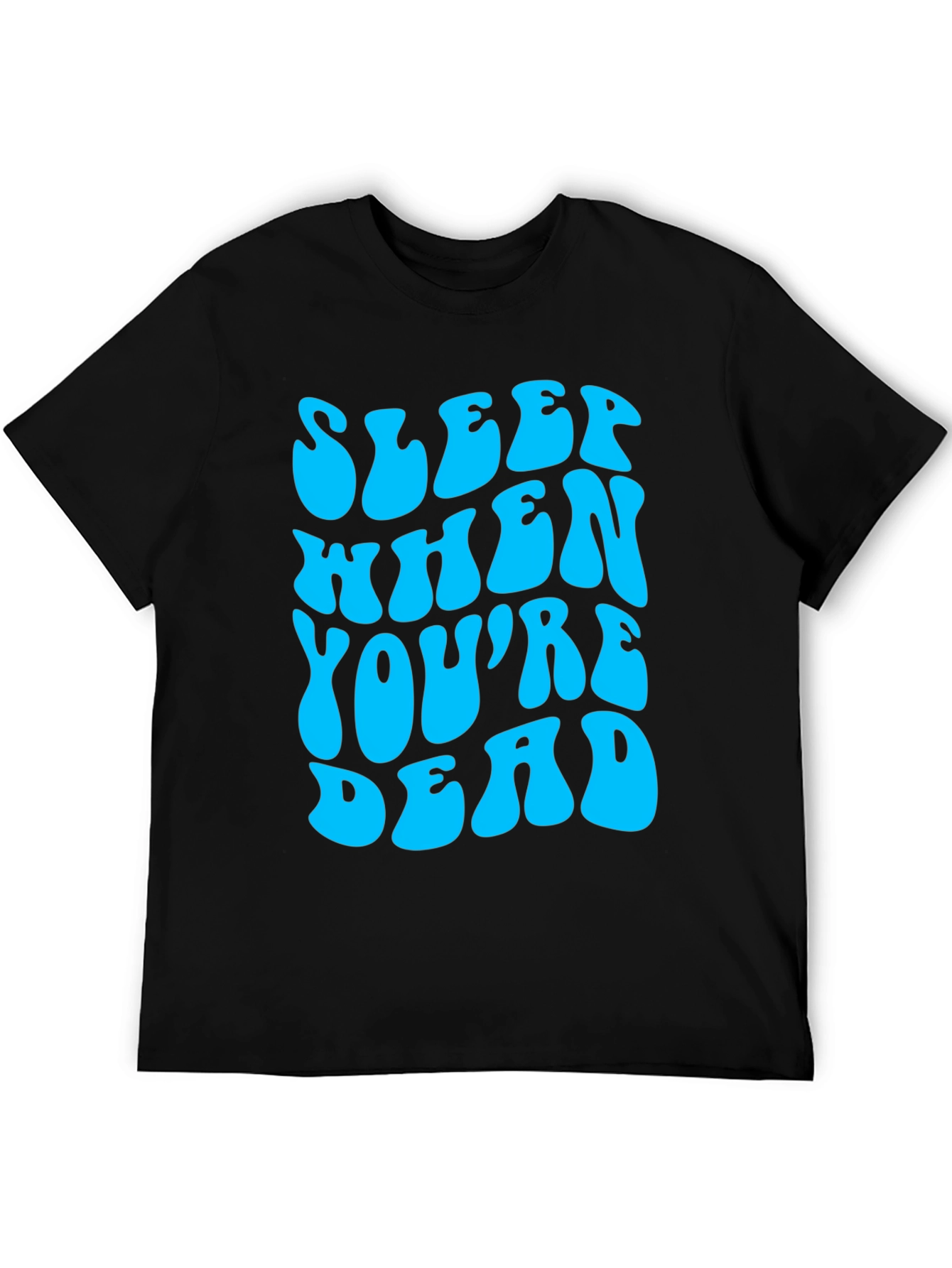 Sleep When Youre Dead Graphic Tee - Black