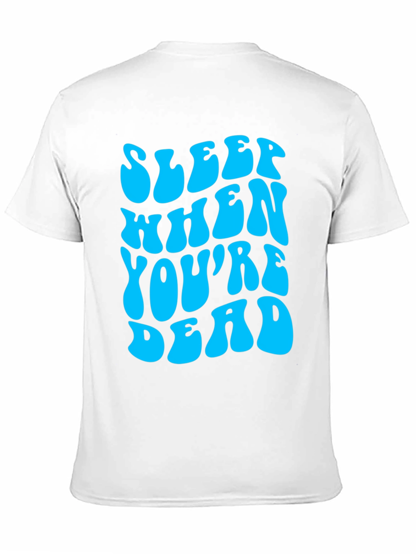 Sleep When Youre Dead Graphic Tee - Black