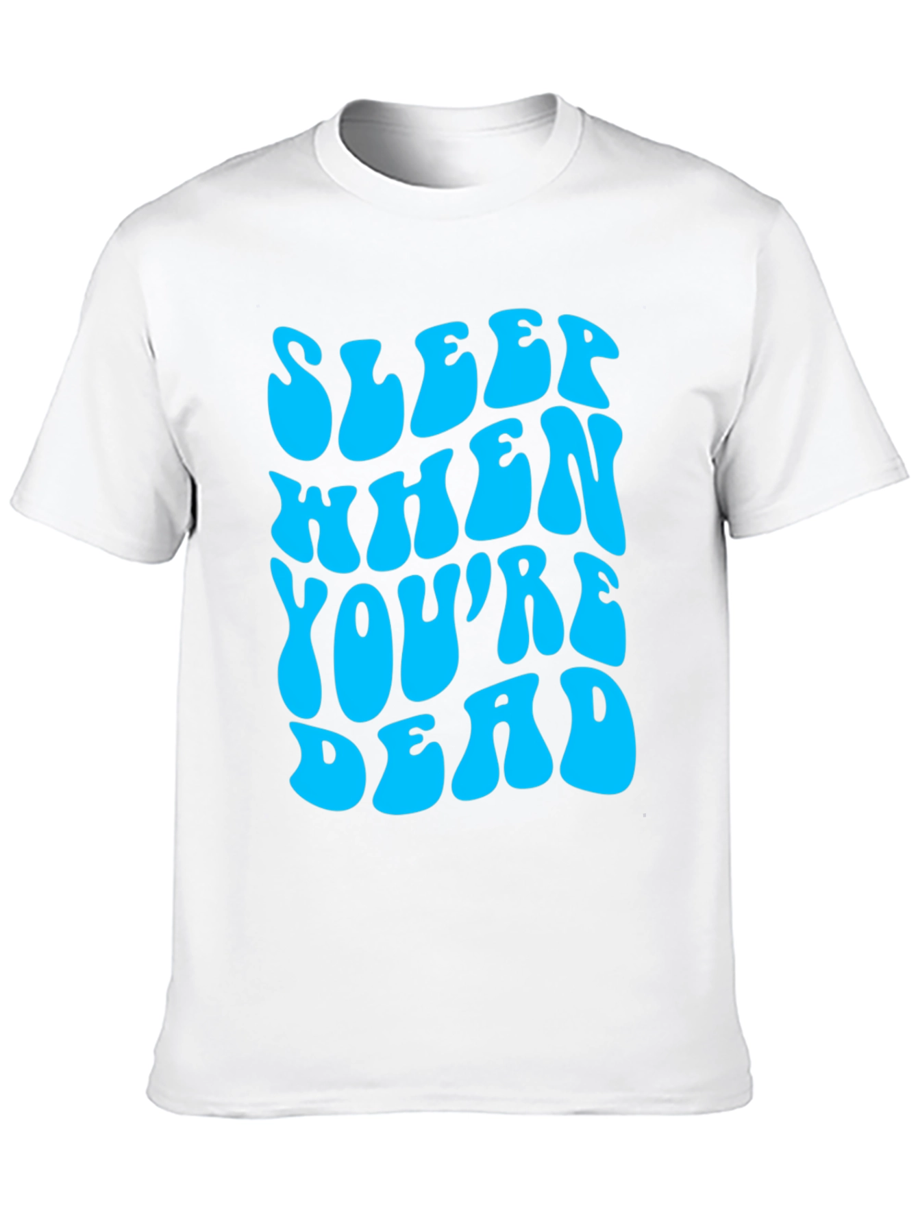 Sleep When Youre Dead Graphic Tee - Black
