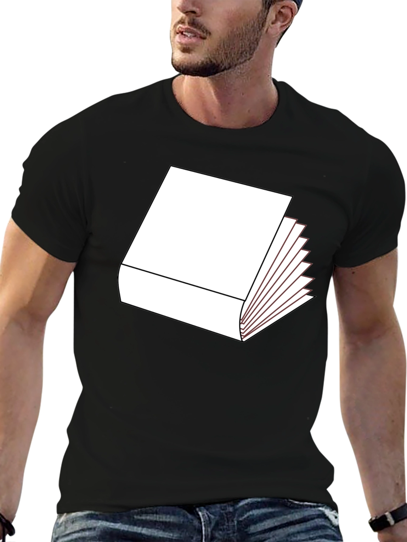 Bookworm Black T-Shirt