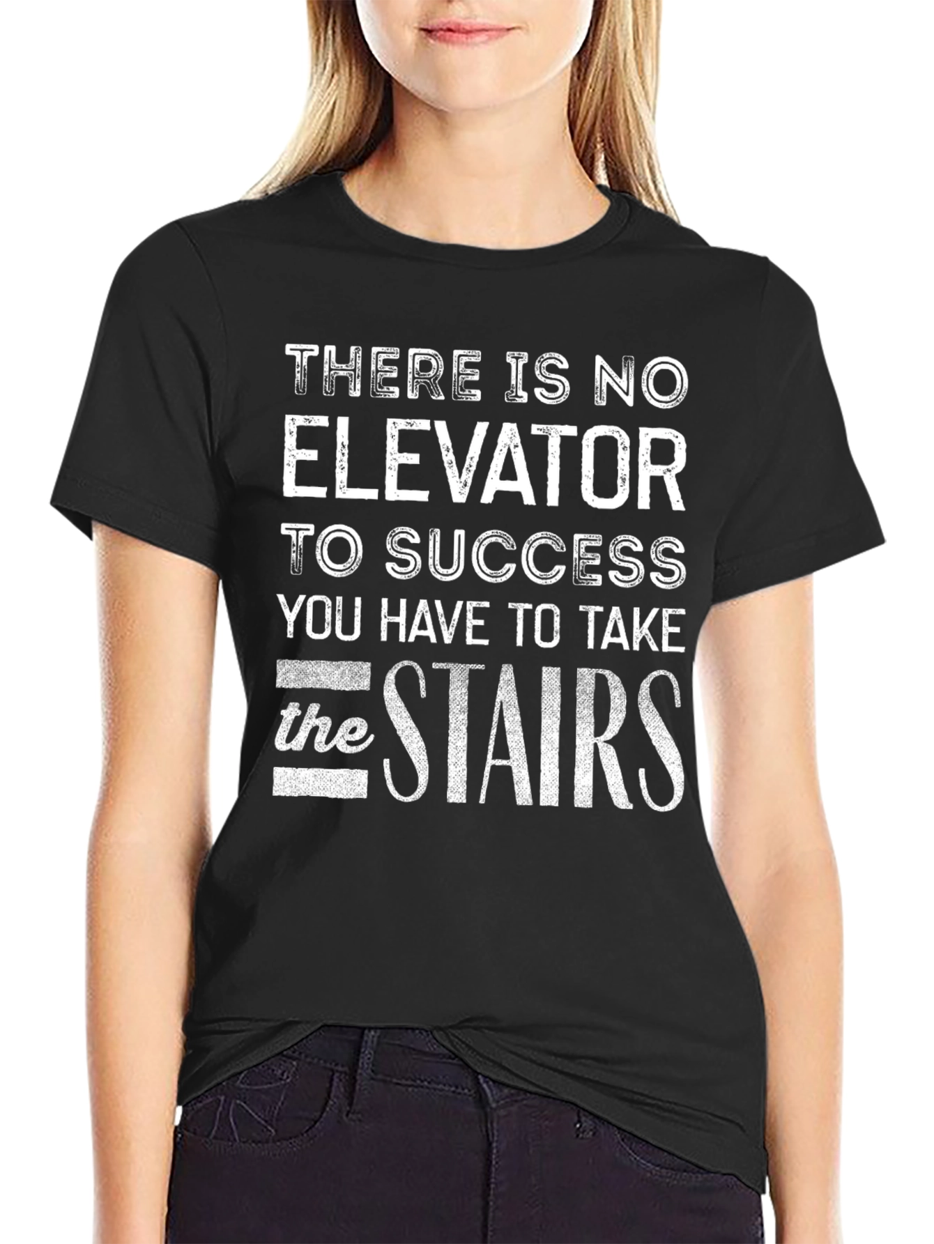 Success Stairs Graphic T-Shirt