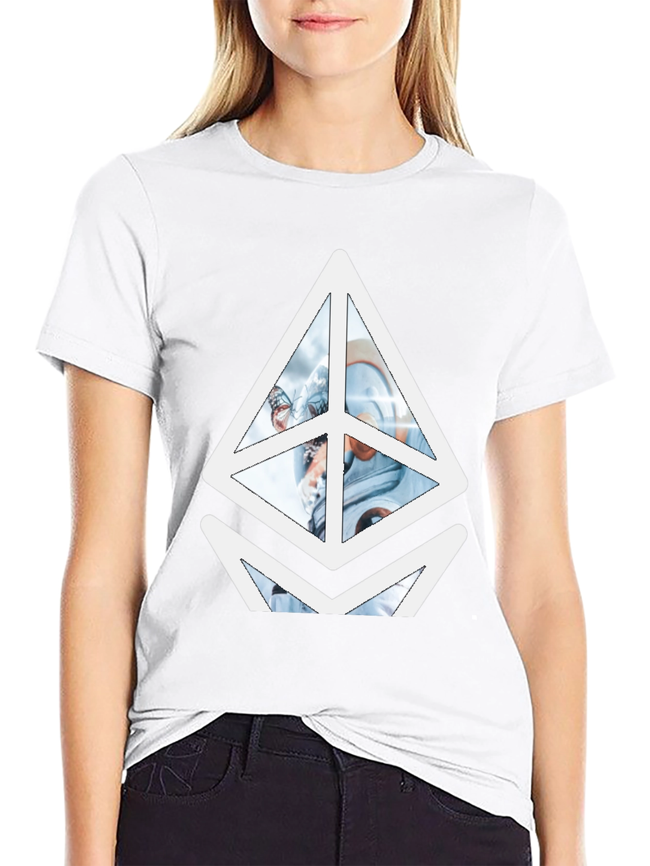 Ethereum Astronaut Black Graphic Tee