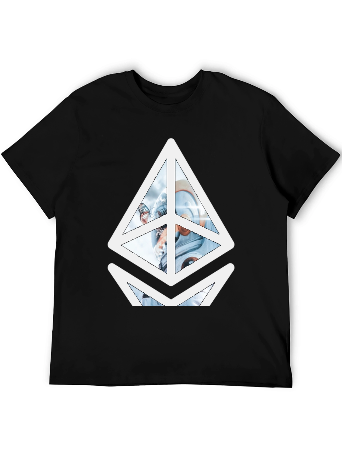 Ethereum Astronaut Black Graphic Tee