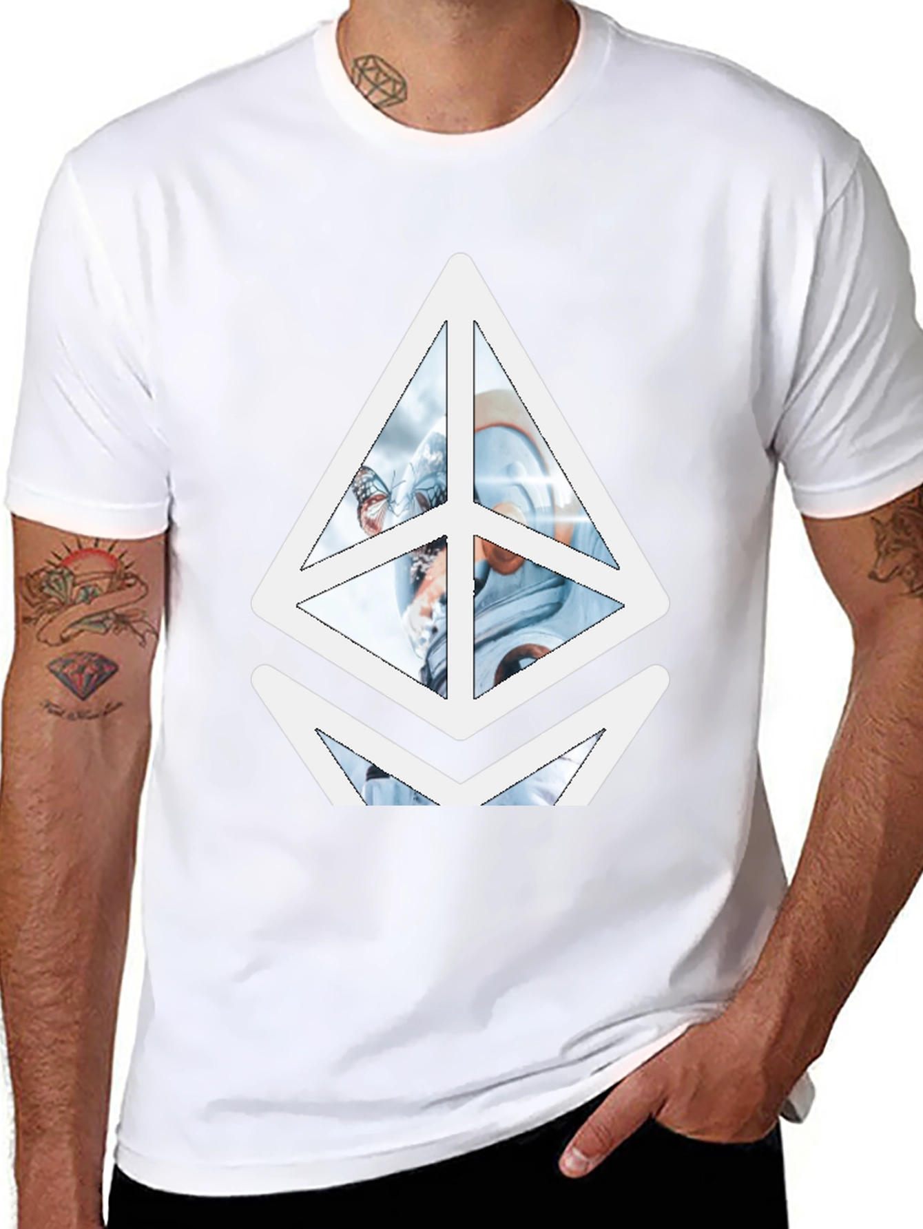 Ethereum Astronaut Black Graphic Tee