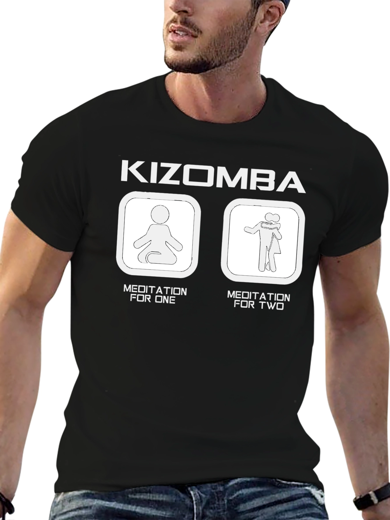 Kizomba Meditation T-Shirt - Dance Meditation Tee