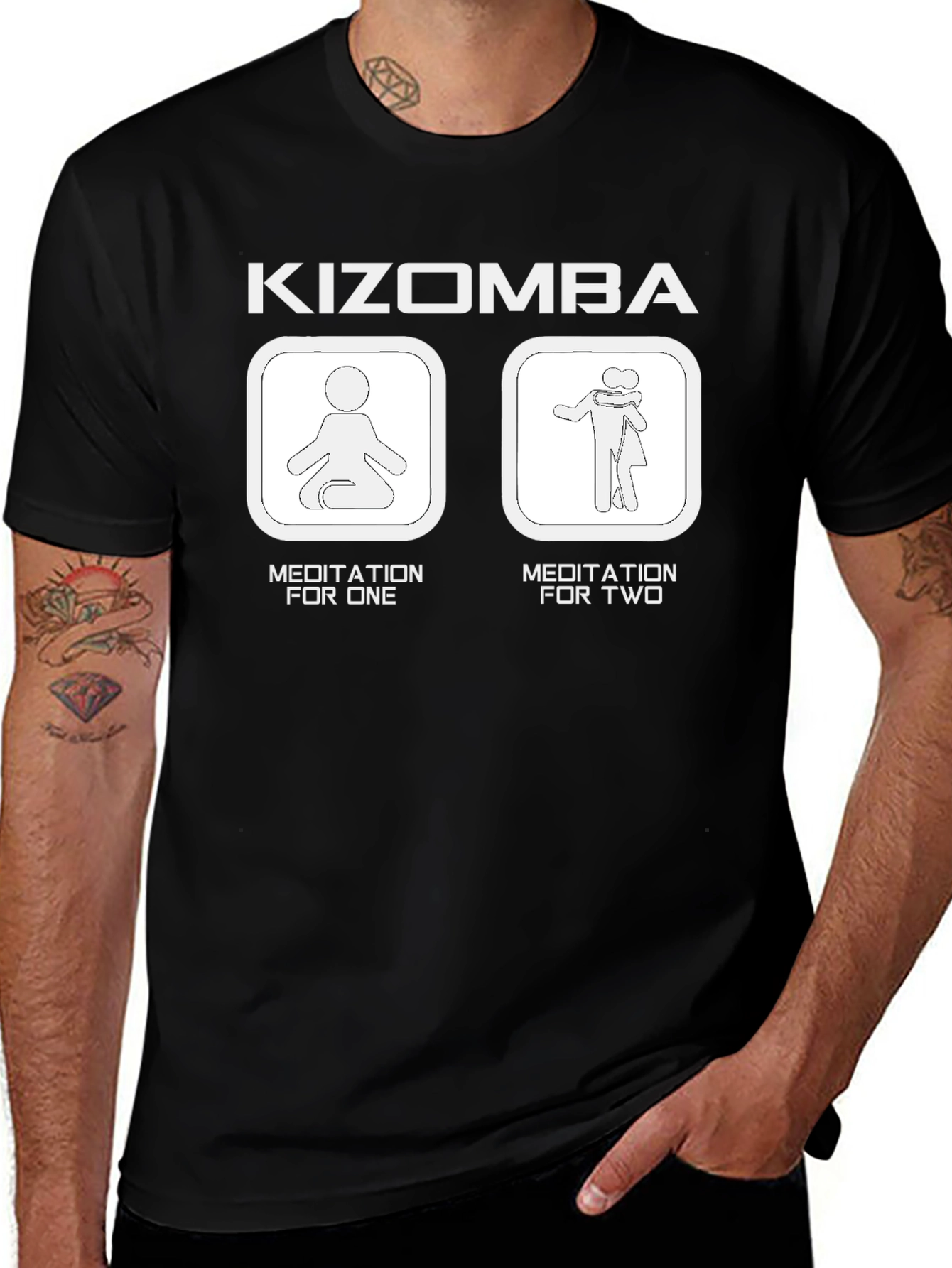 Kizomba Meditation T-Shirt - Dance Meditation Tee