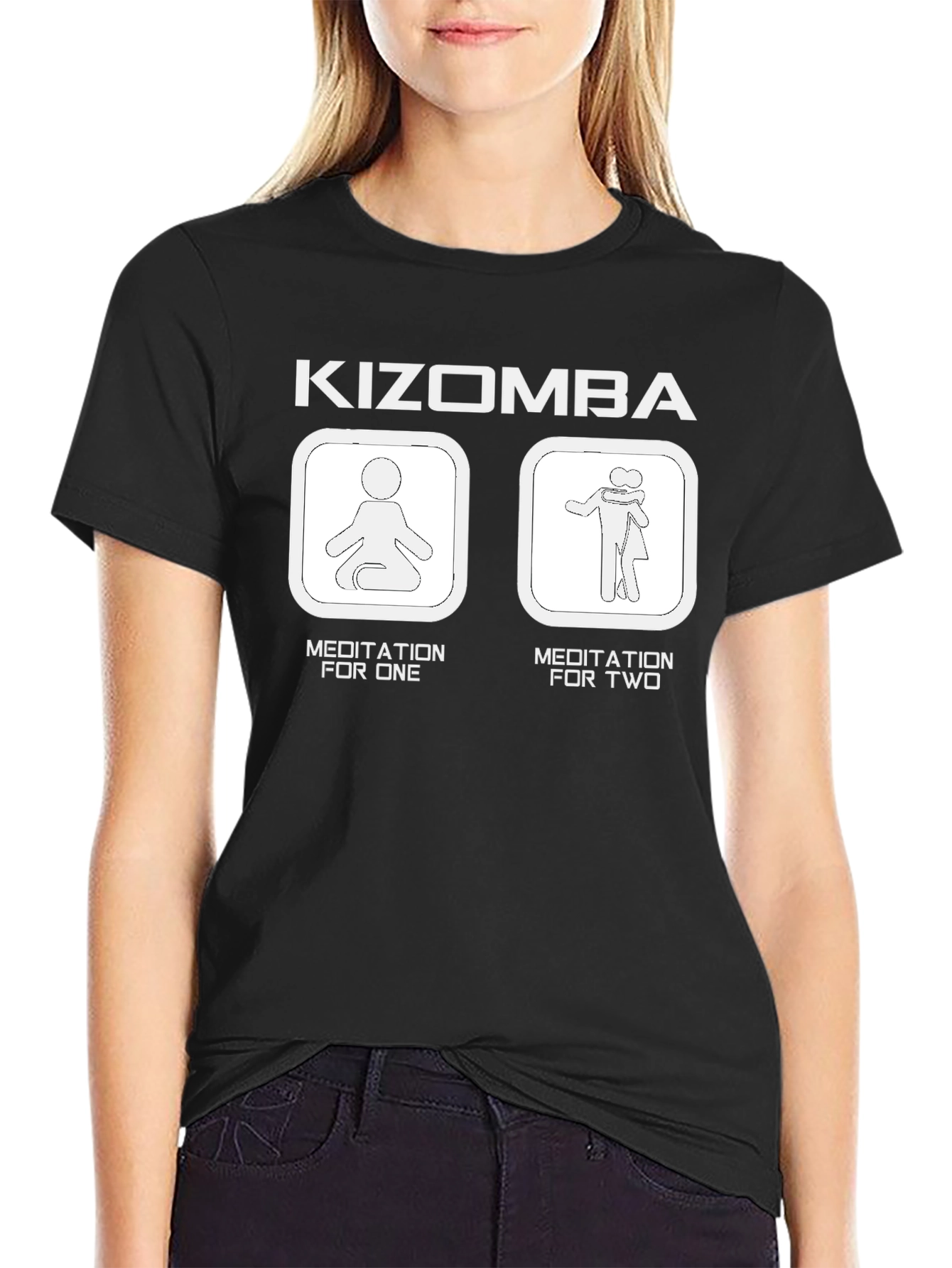 Kizomba Meditation T-Shirt - Dance Meditation Tee