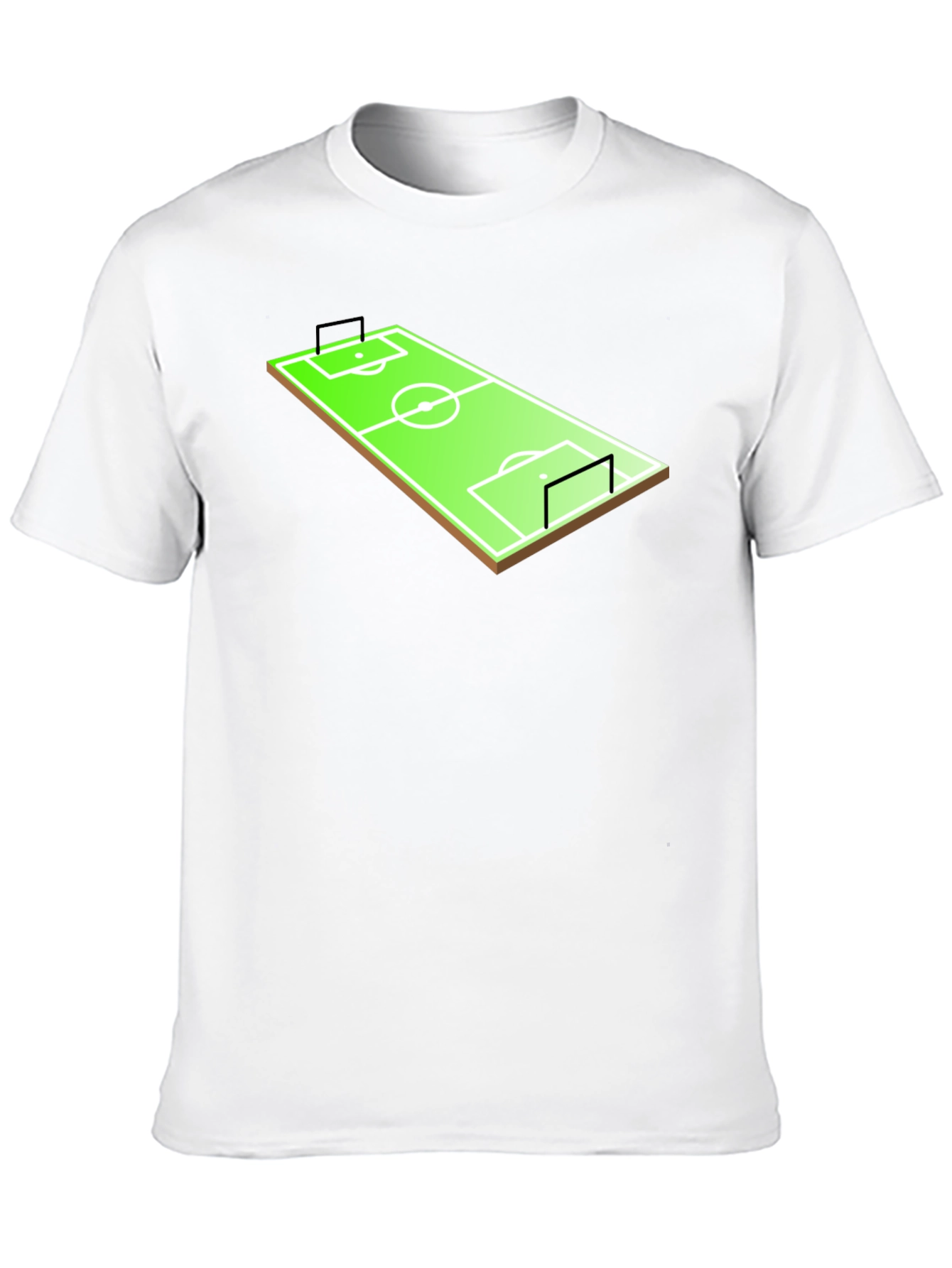 Soccer Field T-Shirt - Black Graphic Tee