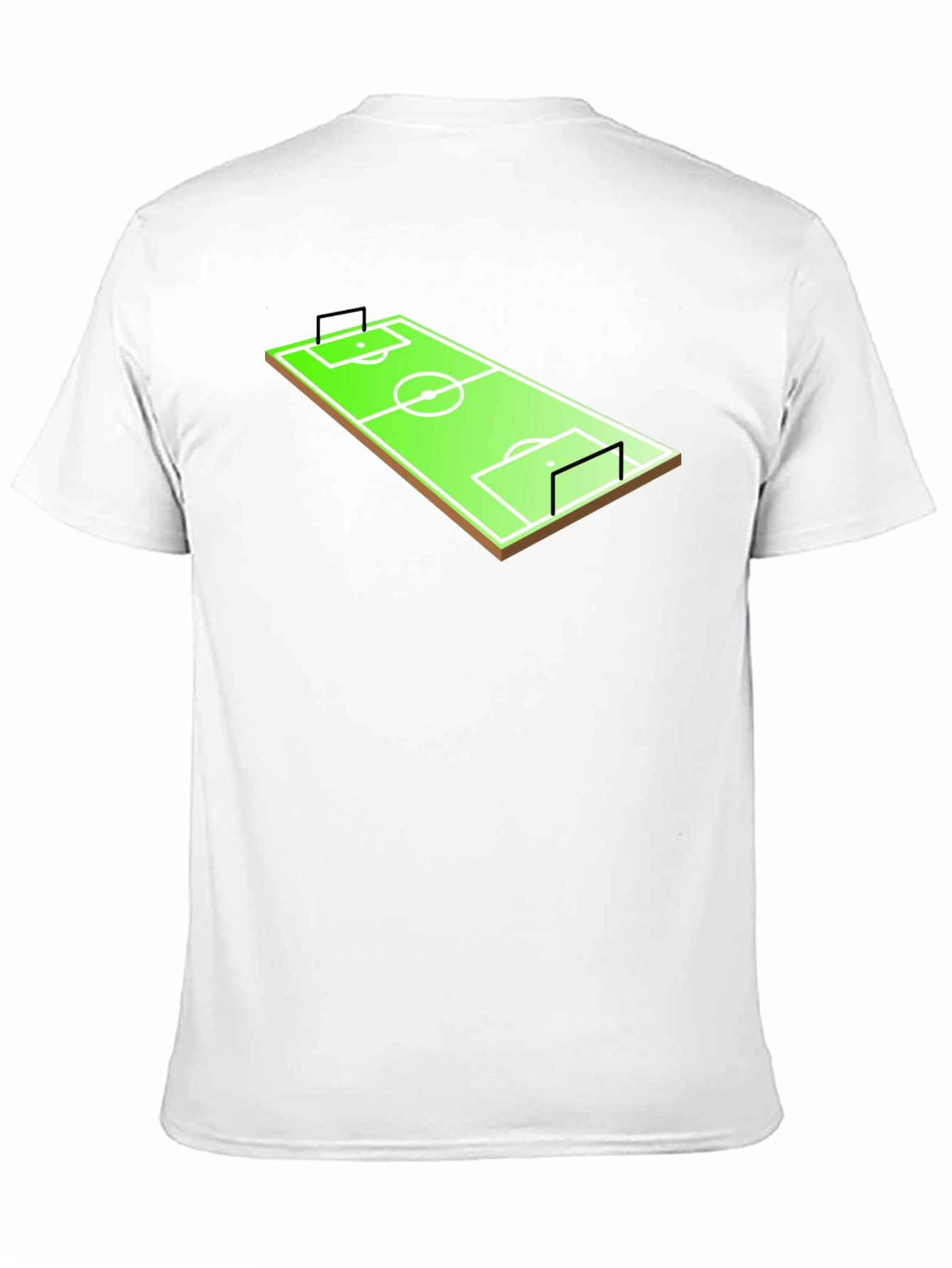 Soccer Field T-Shirt - Black Graphic Tee
