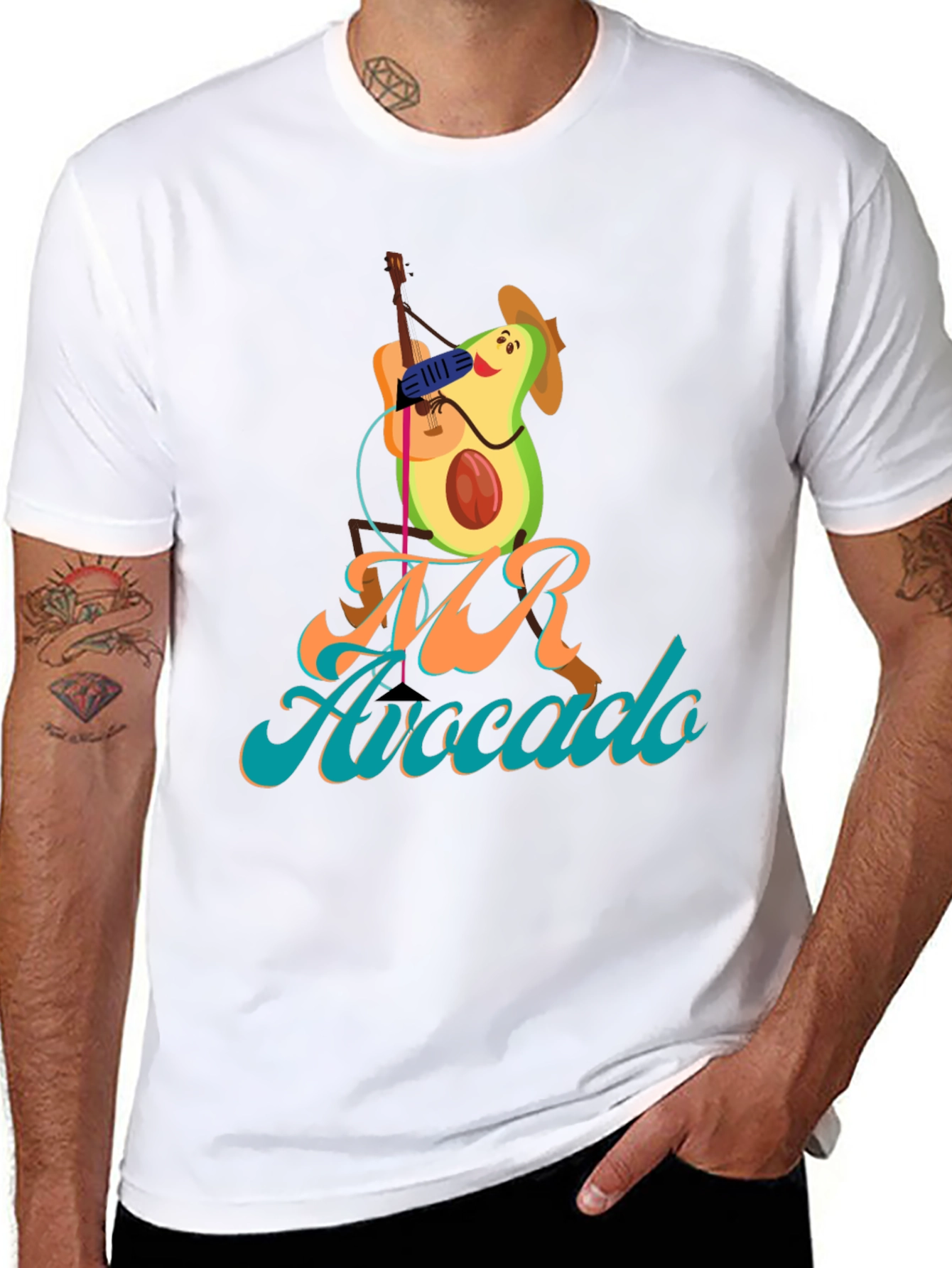 MR Avocado T-Shirt - Unique Graphic Tee