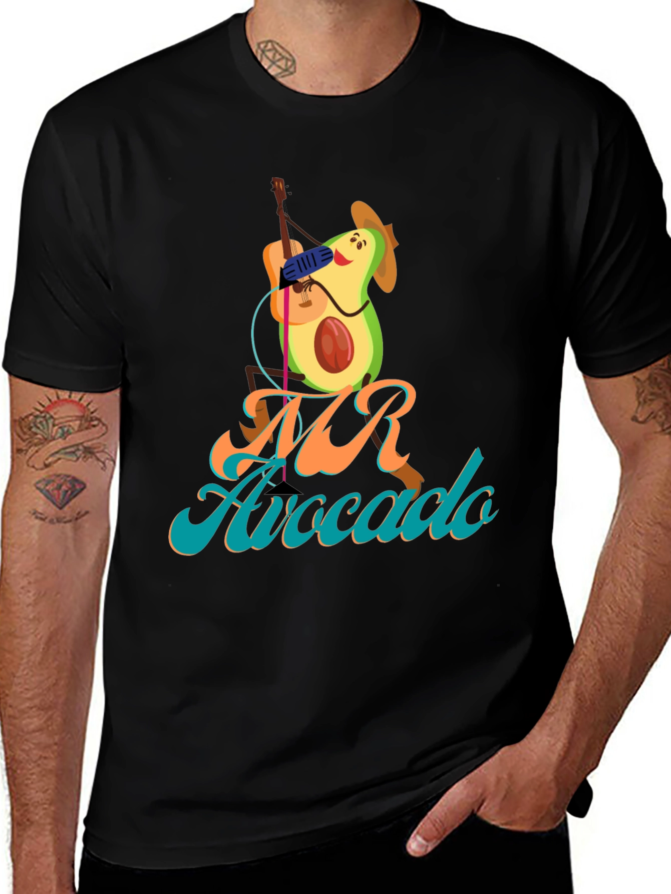 MR Avocado T-Shirt - Unique Graphic Tee
